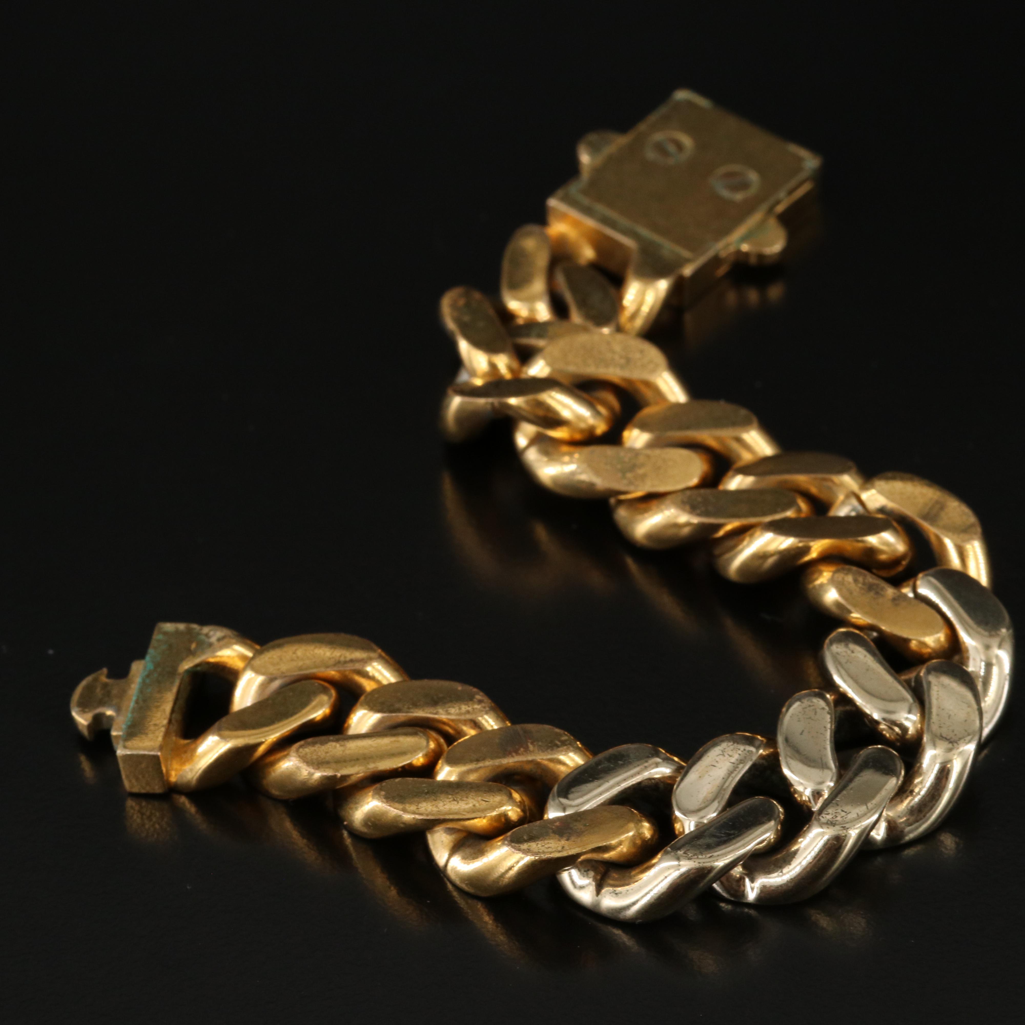 Saint Laurent Curb Chain Bracelet