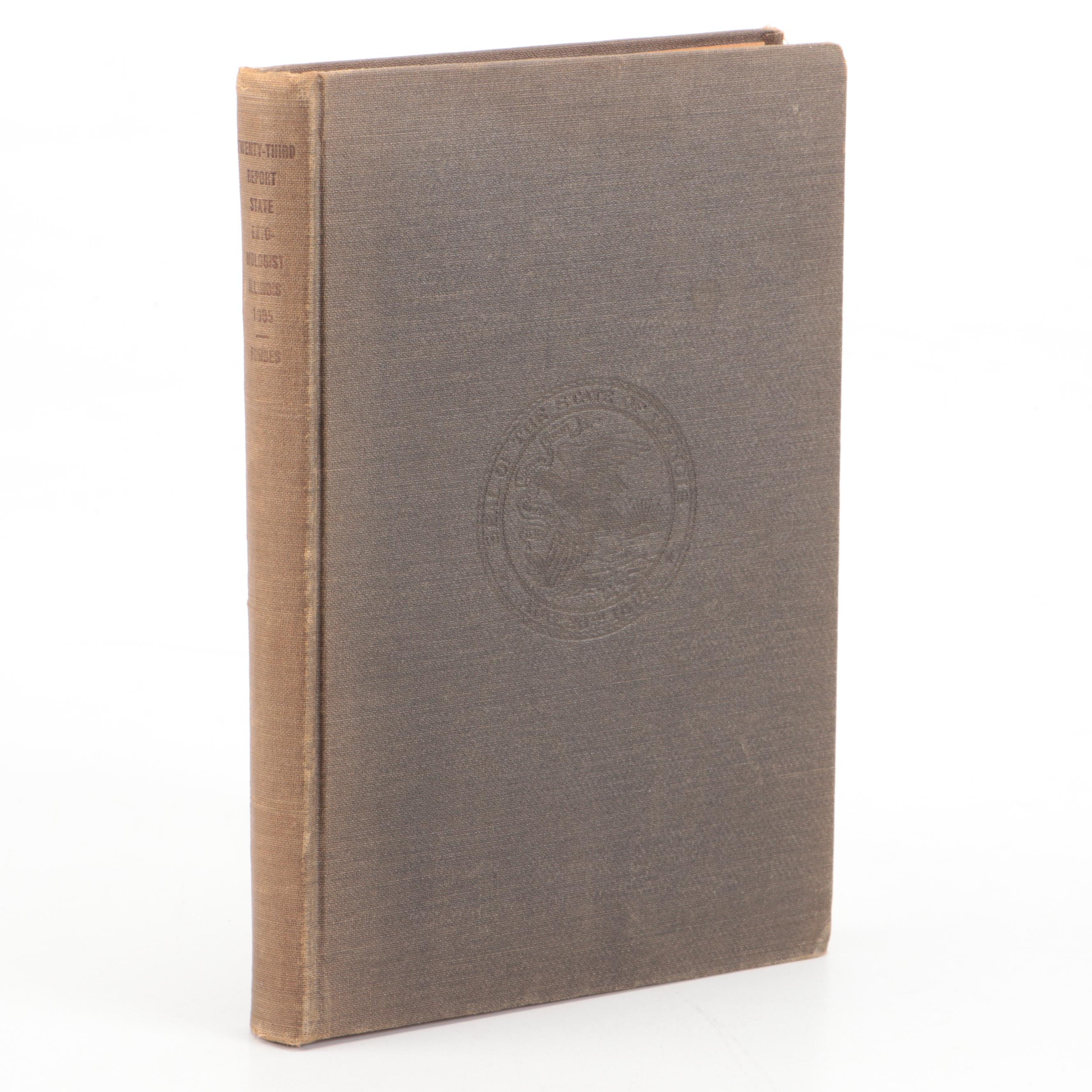 "Report on the Noxious and Beneficial Insects of Illinois" by S. A. Forbes, 1920