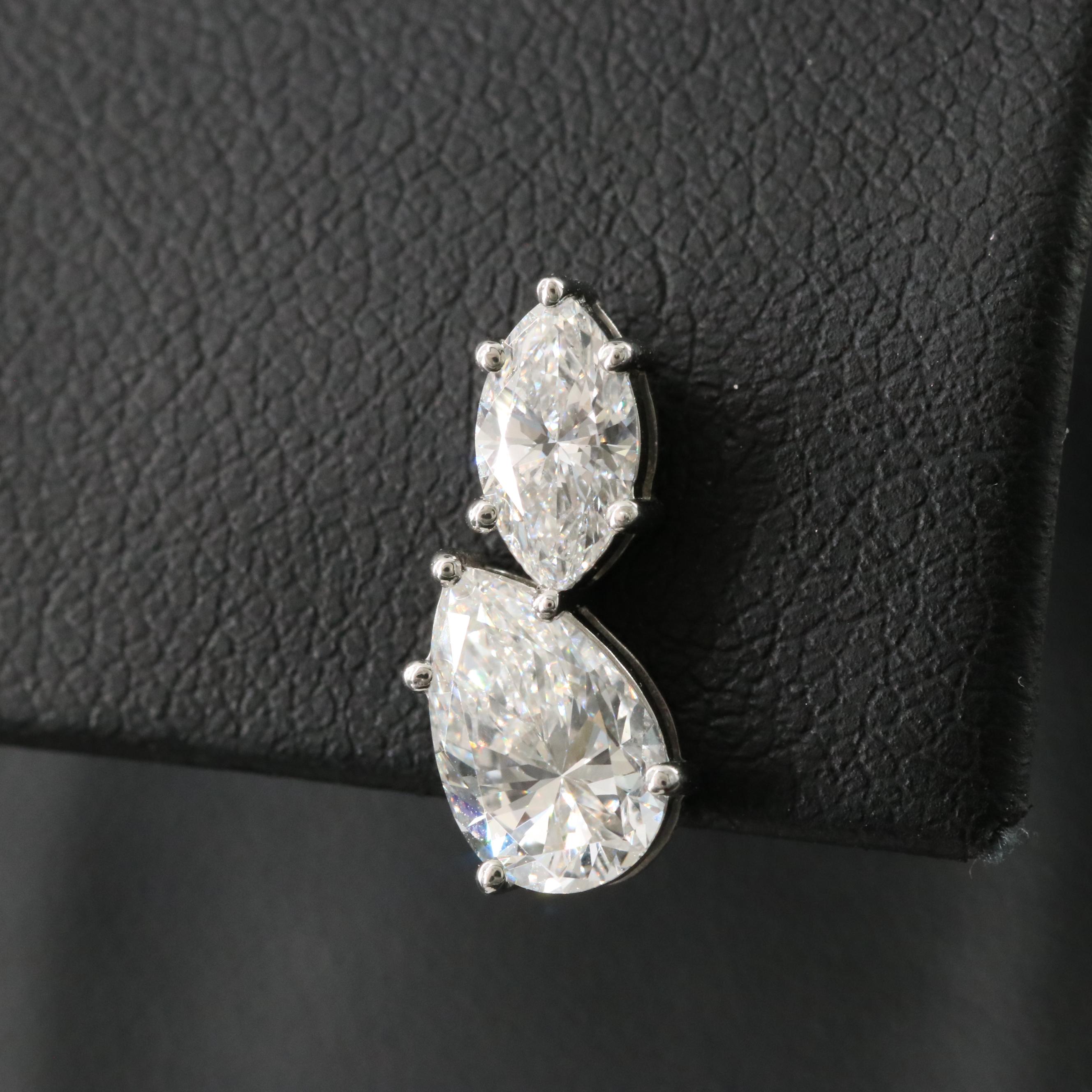 Platinum 2.36 CTW Lab Grown Diamond Earrings