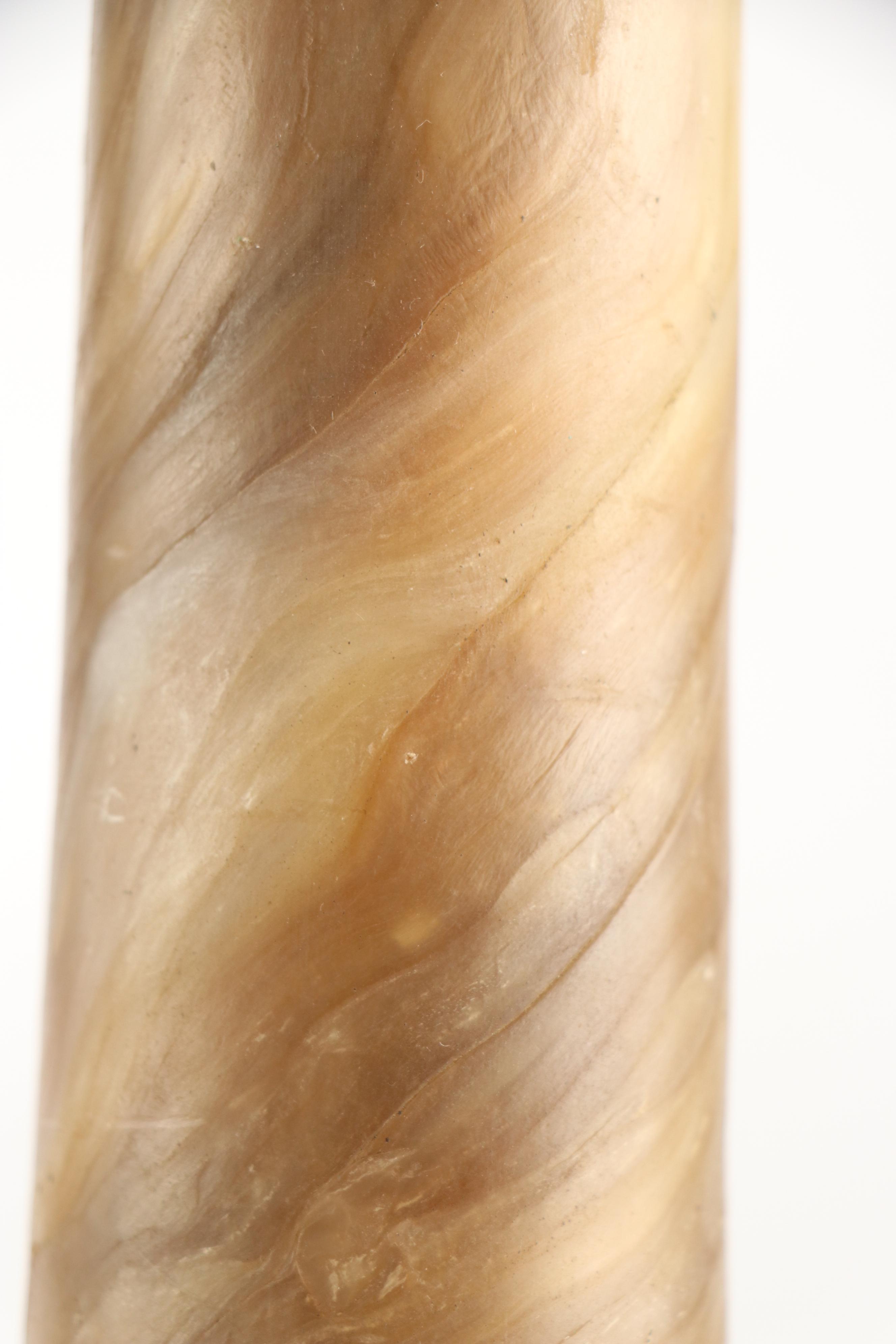 Twisted and Pillar Wax Candles with Other Wooden Candle, Late 20th Century