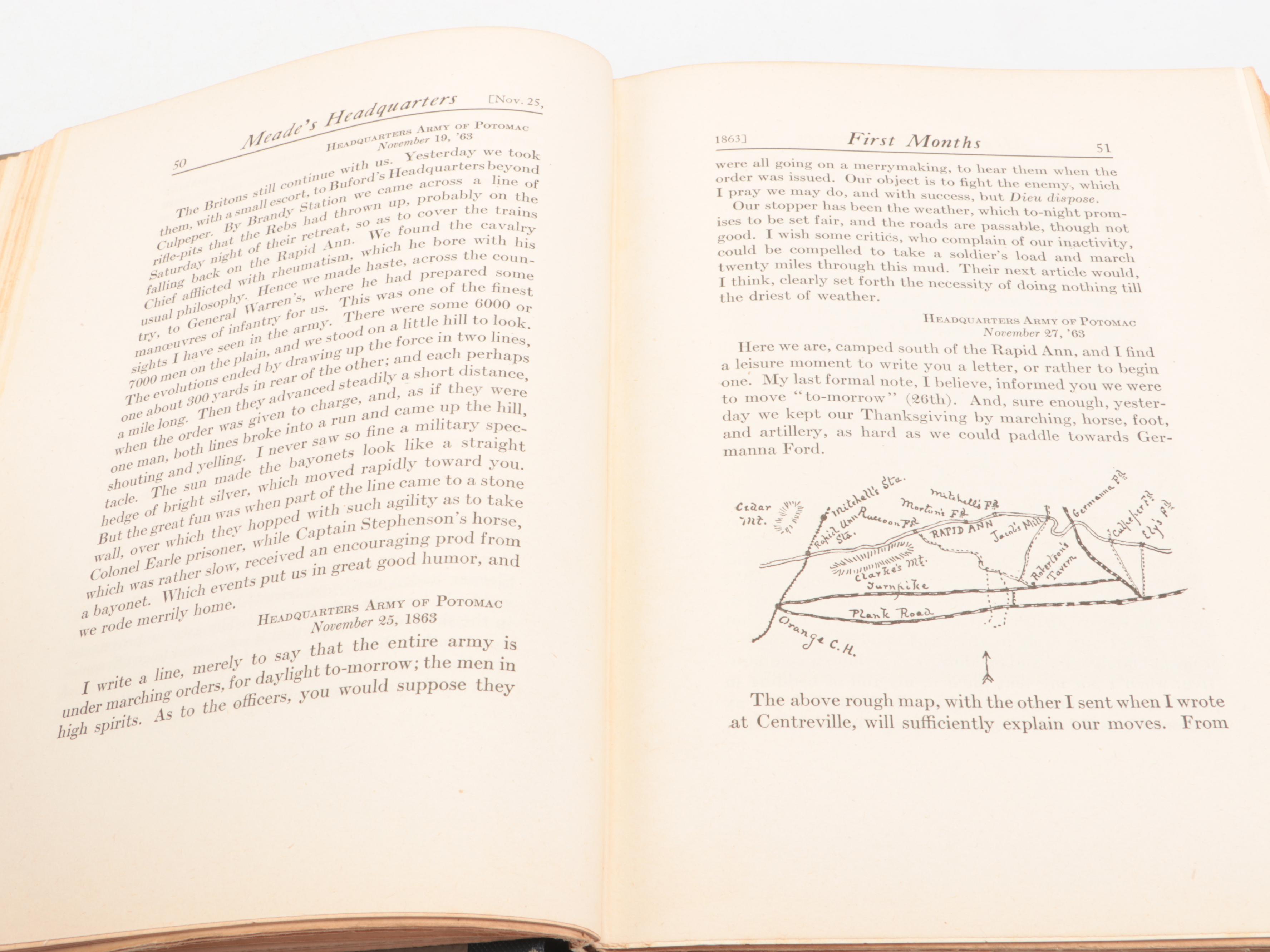 "Meade's Headquarters: Letters of Col. Theodore Lyman" Edited by George Agassiz