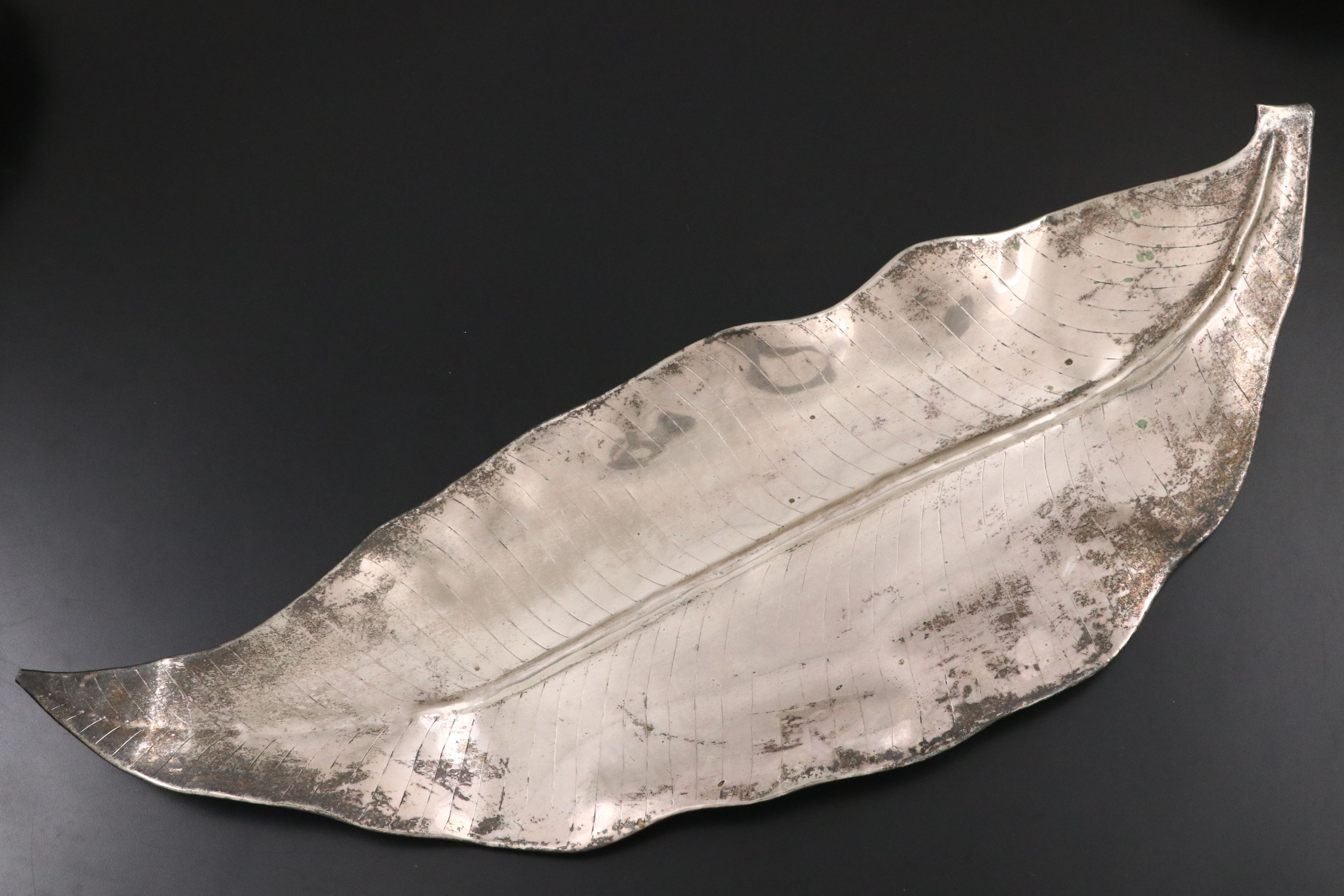 Vintage Silver Plate Leaf and Shell Shaped Dishes