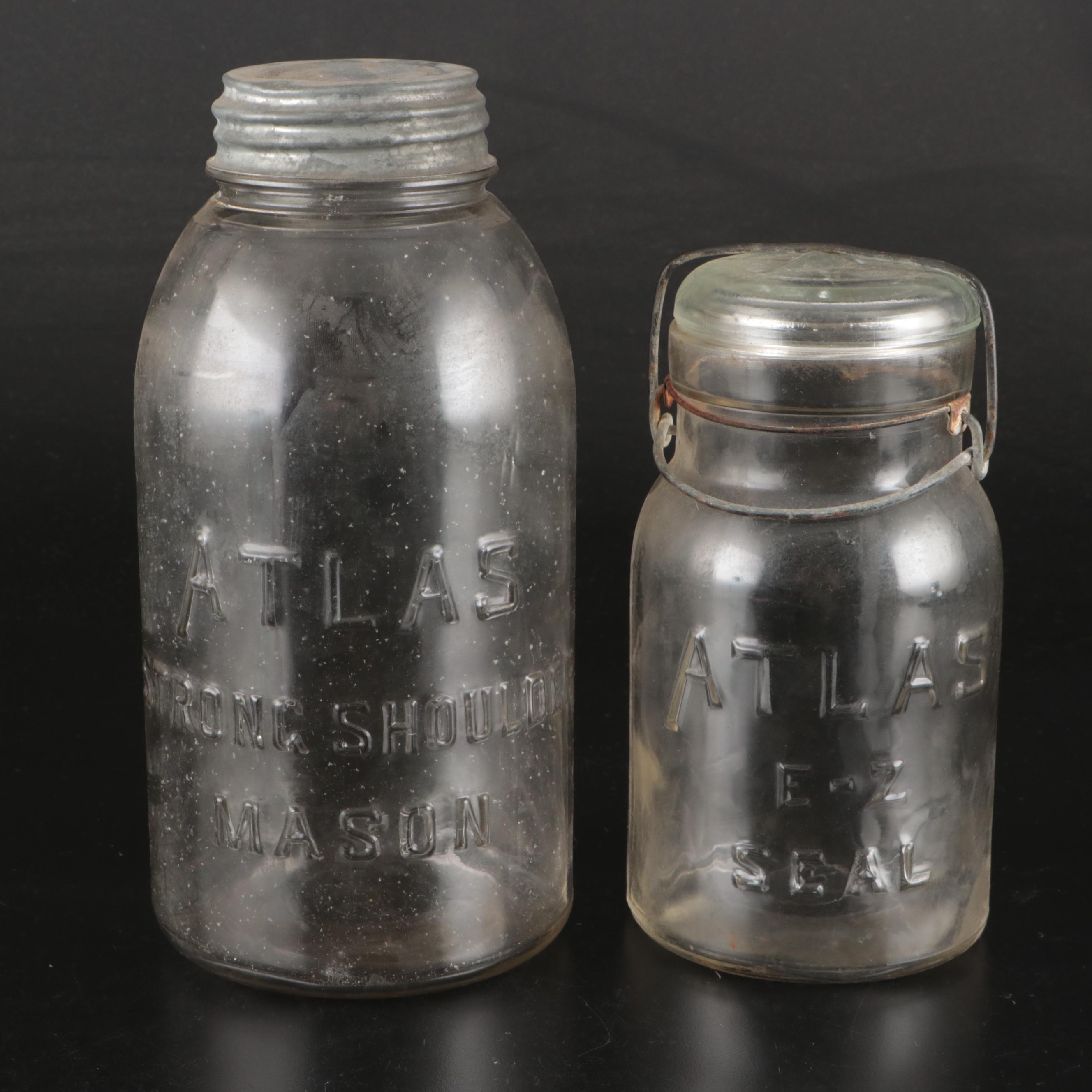Atlas E-Z Seal, Foster and Ball Mason Canning Jars