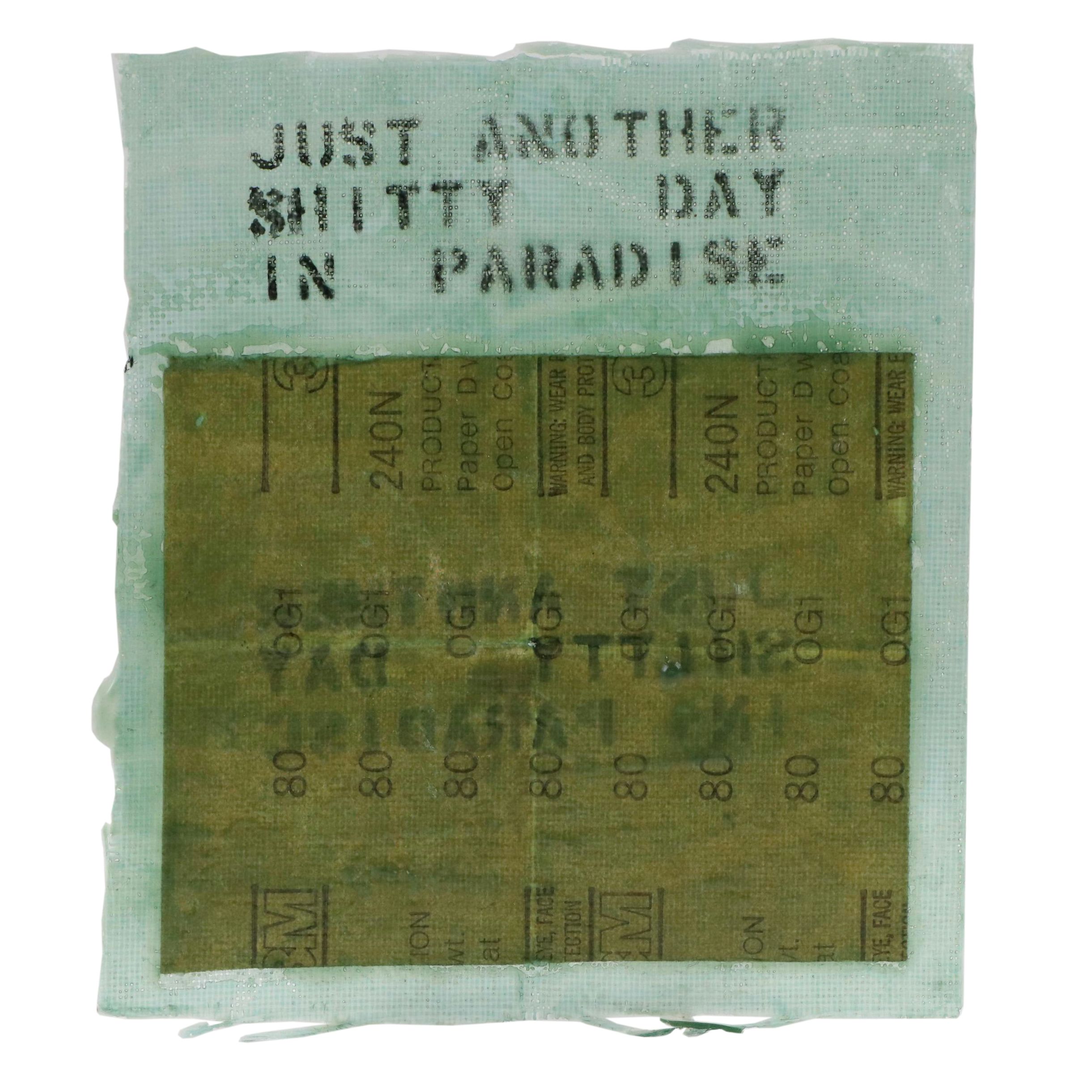Ashley Bickerton Mixed Media "Just Another Shitty Day in Paradise," 1993