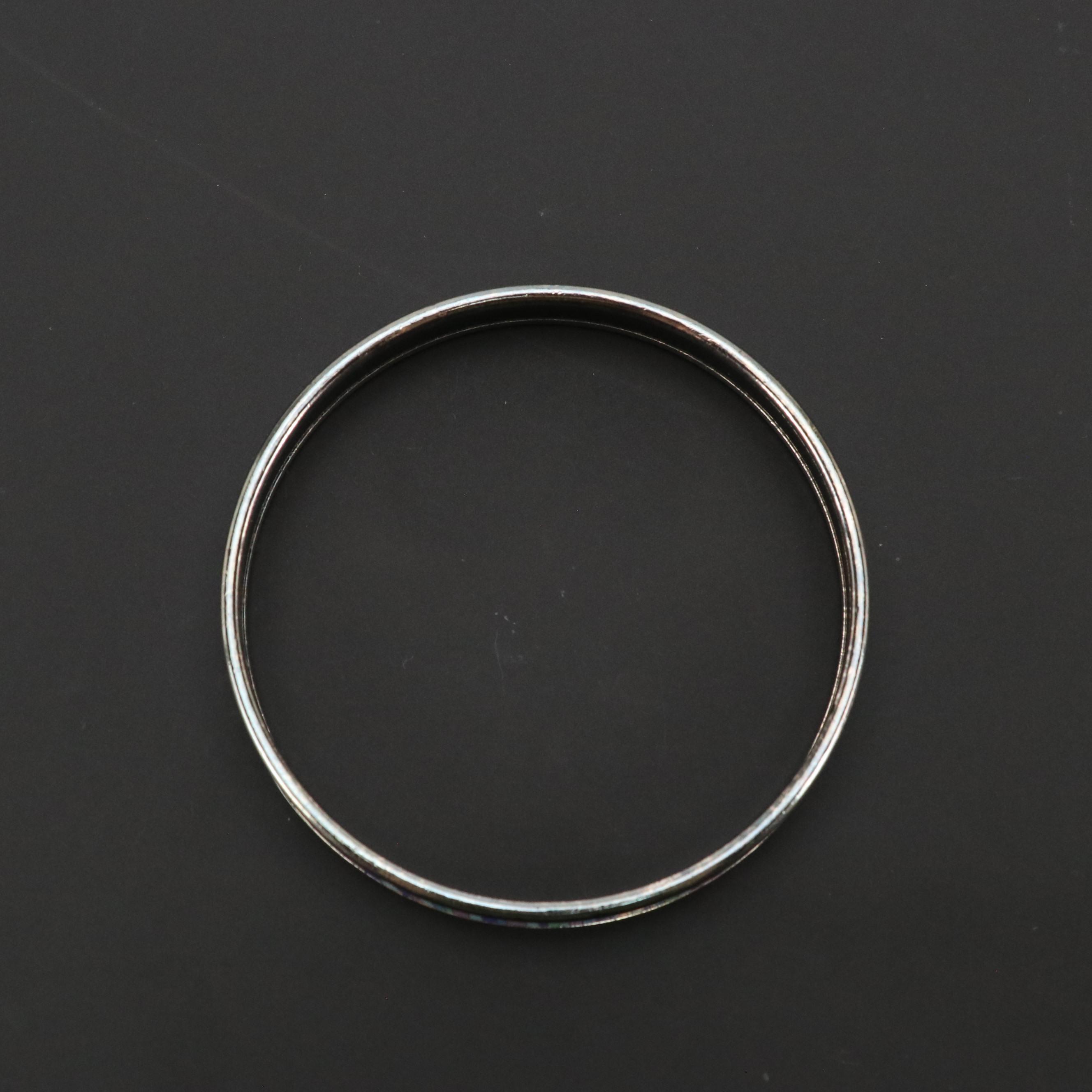 Hermès Carioca Stripes Narrow Bangle Bracelet