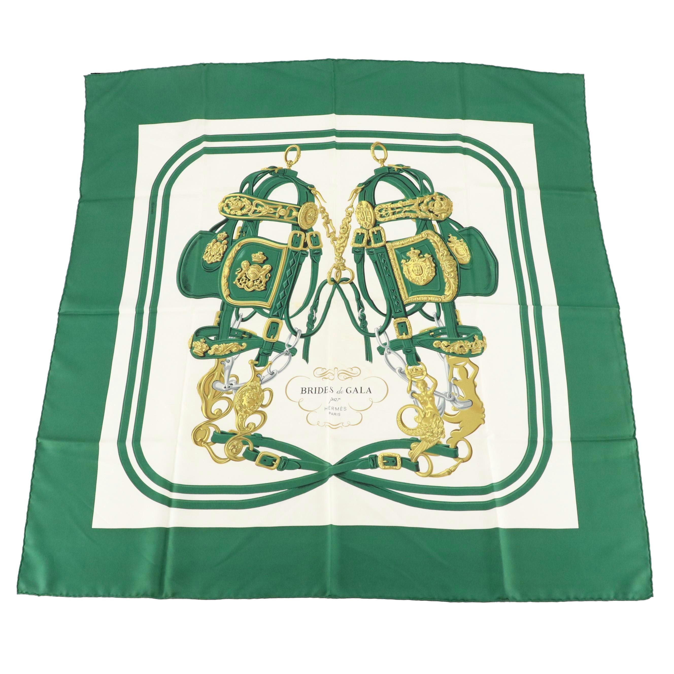 Hermès "Brides de Gala" Scarf 90 in Silk Twill