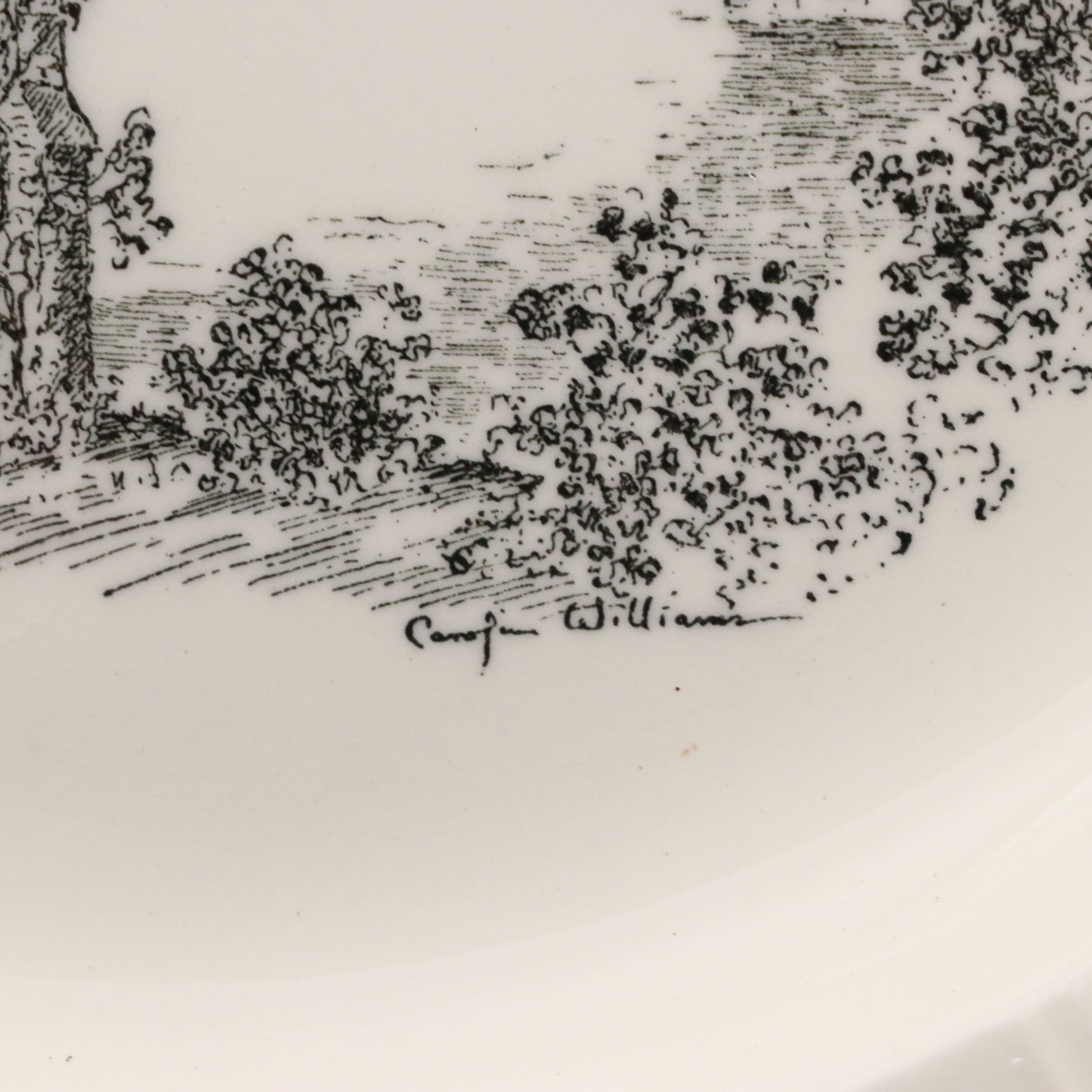 Caroline Williams for Wedgwood "Suspension Bridge" Limited Edition Plate