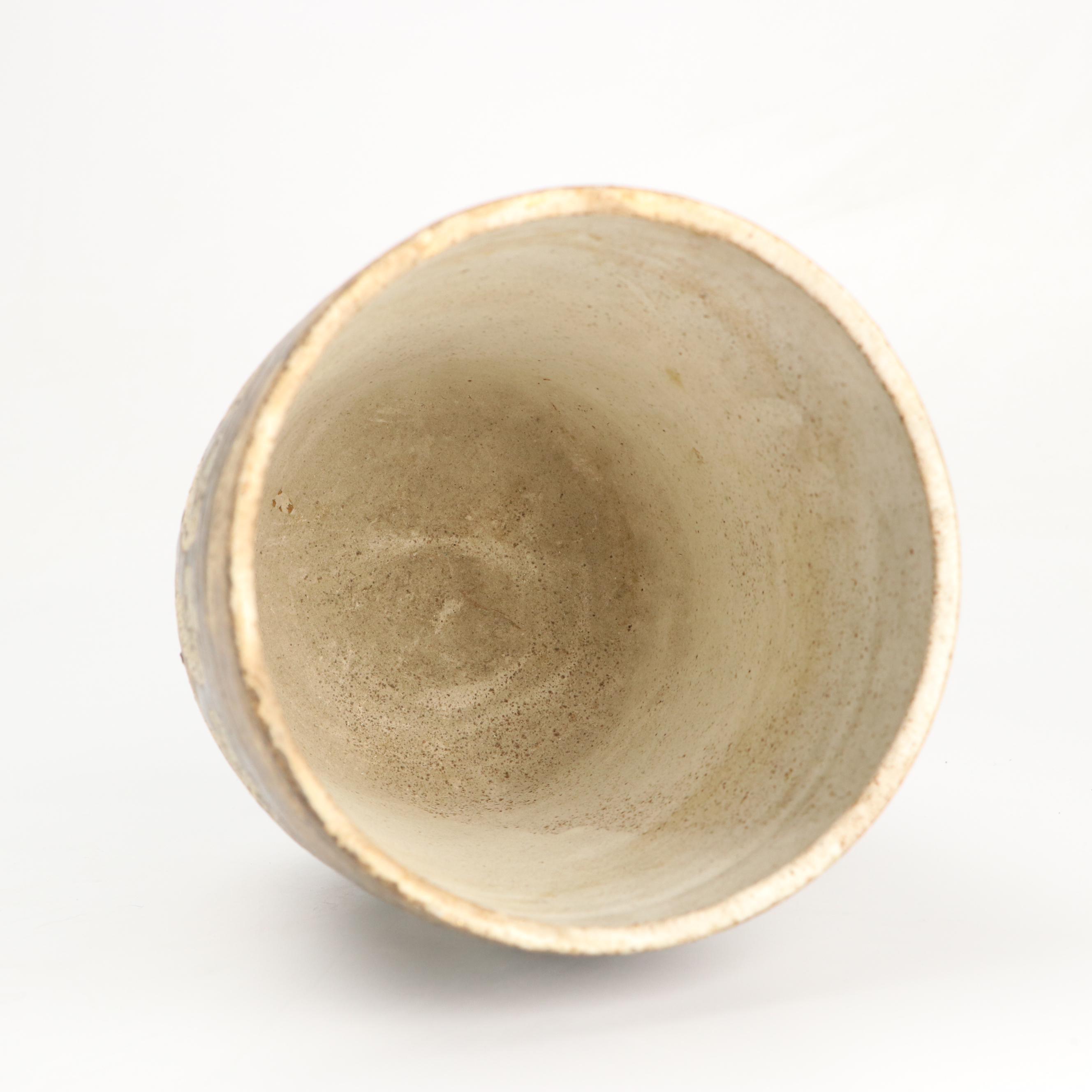 Studio Pottery Salt-Glazed Stoneware Bowls and Vase
