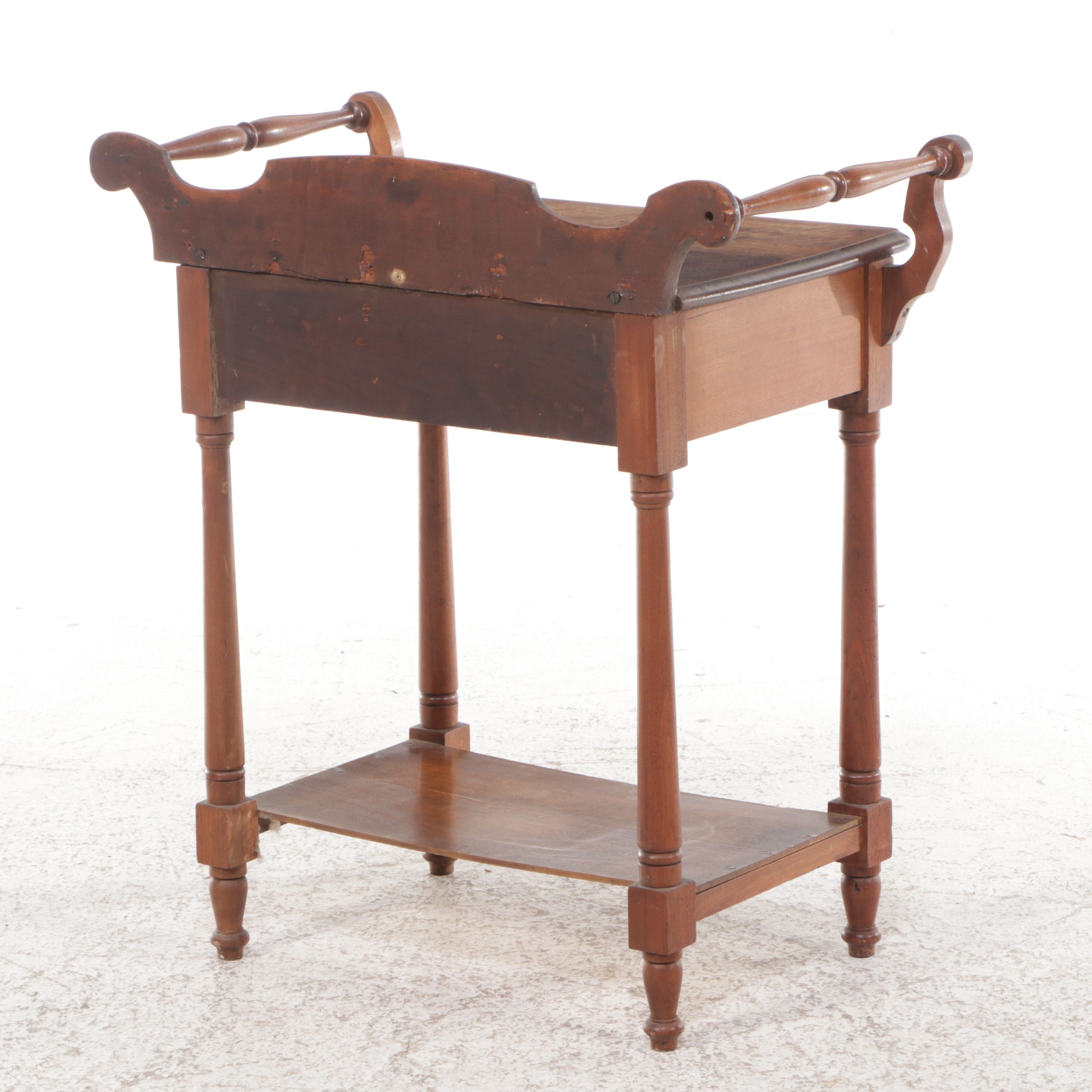 American Colonial Style Maple Washstand, Early 20th Century