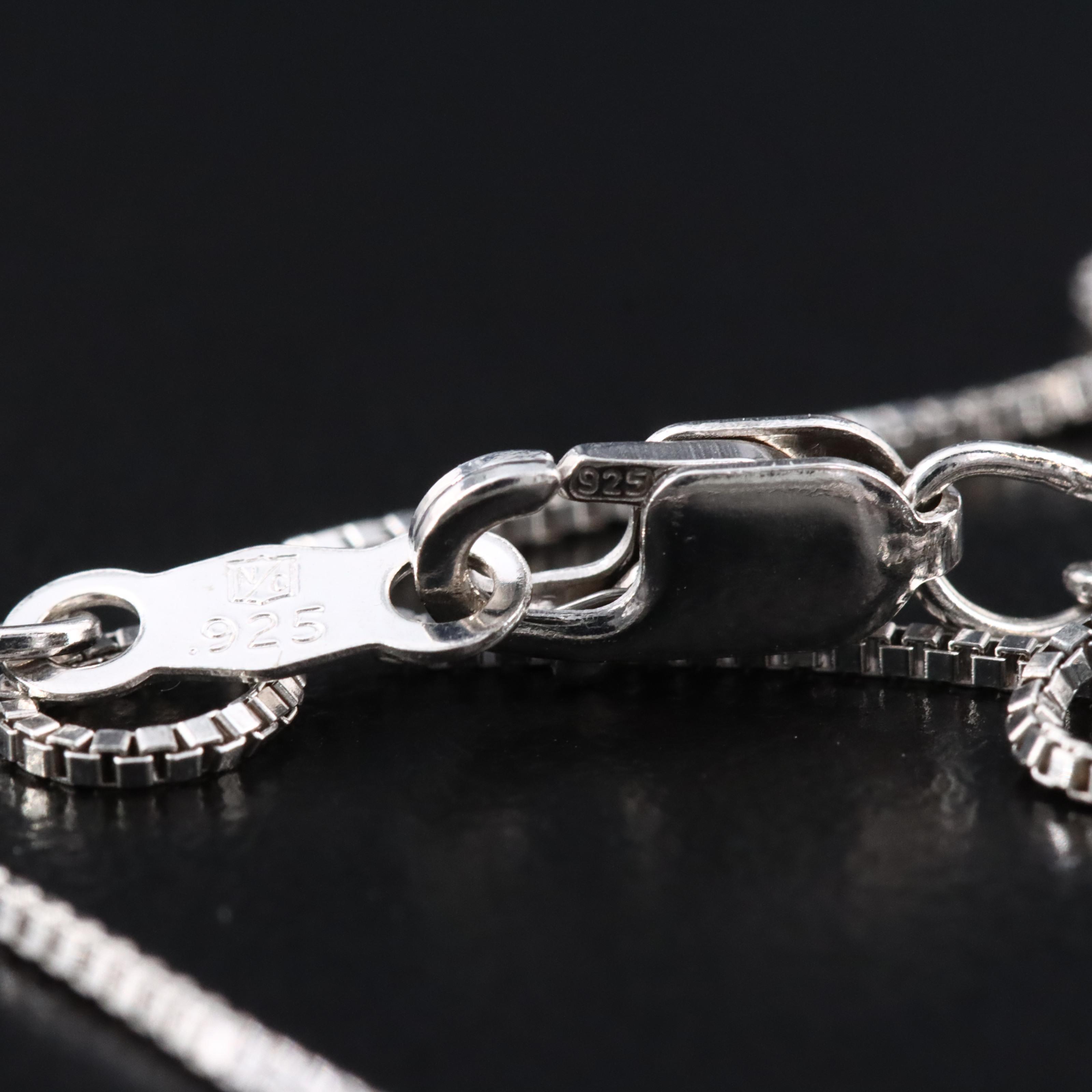 Sterling Ruby and White Sapphire Heart Pendant Necklace