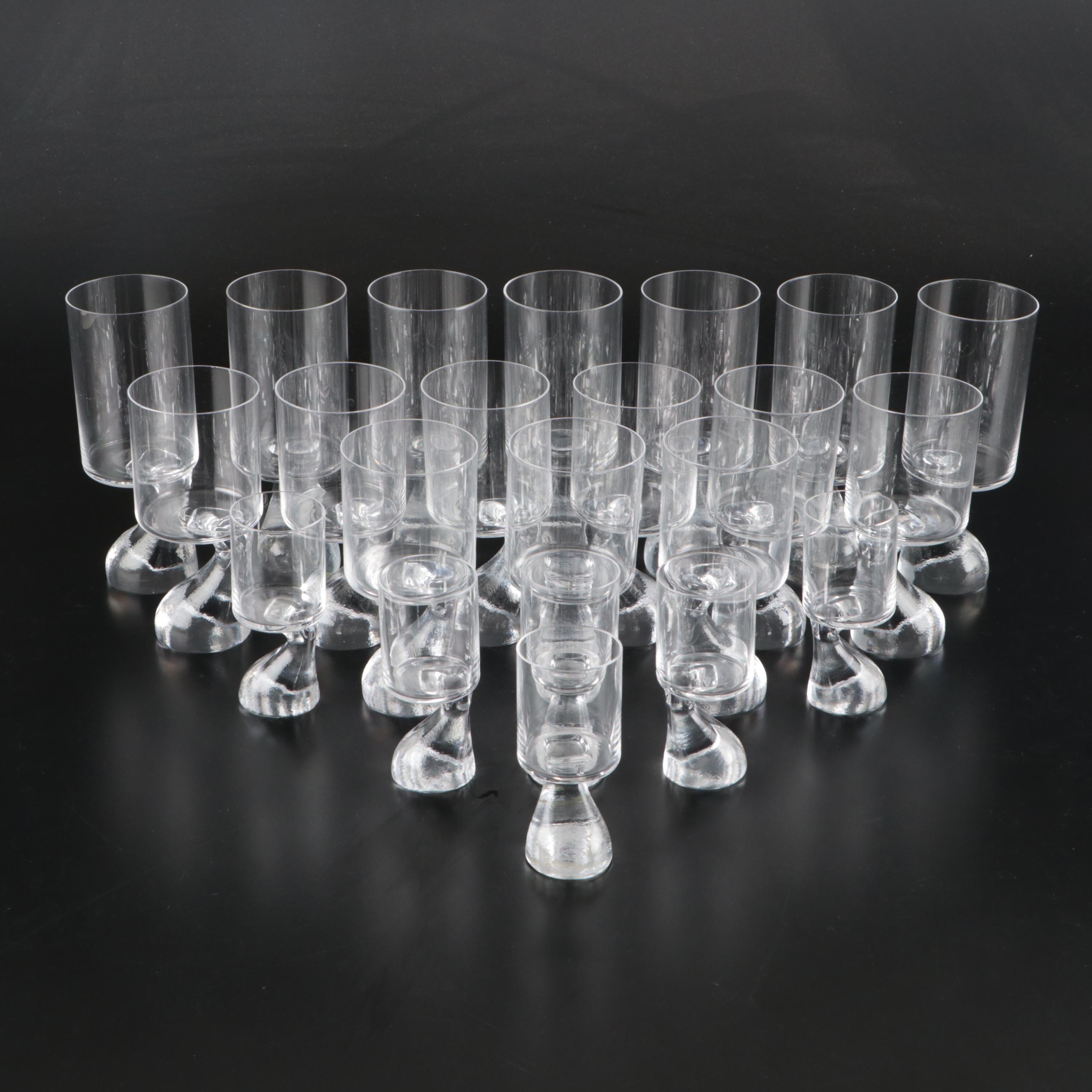 Joe Colombo "Asimmetrico" Drinking Glasses, 1964
