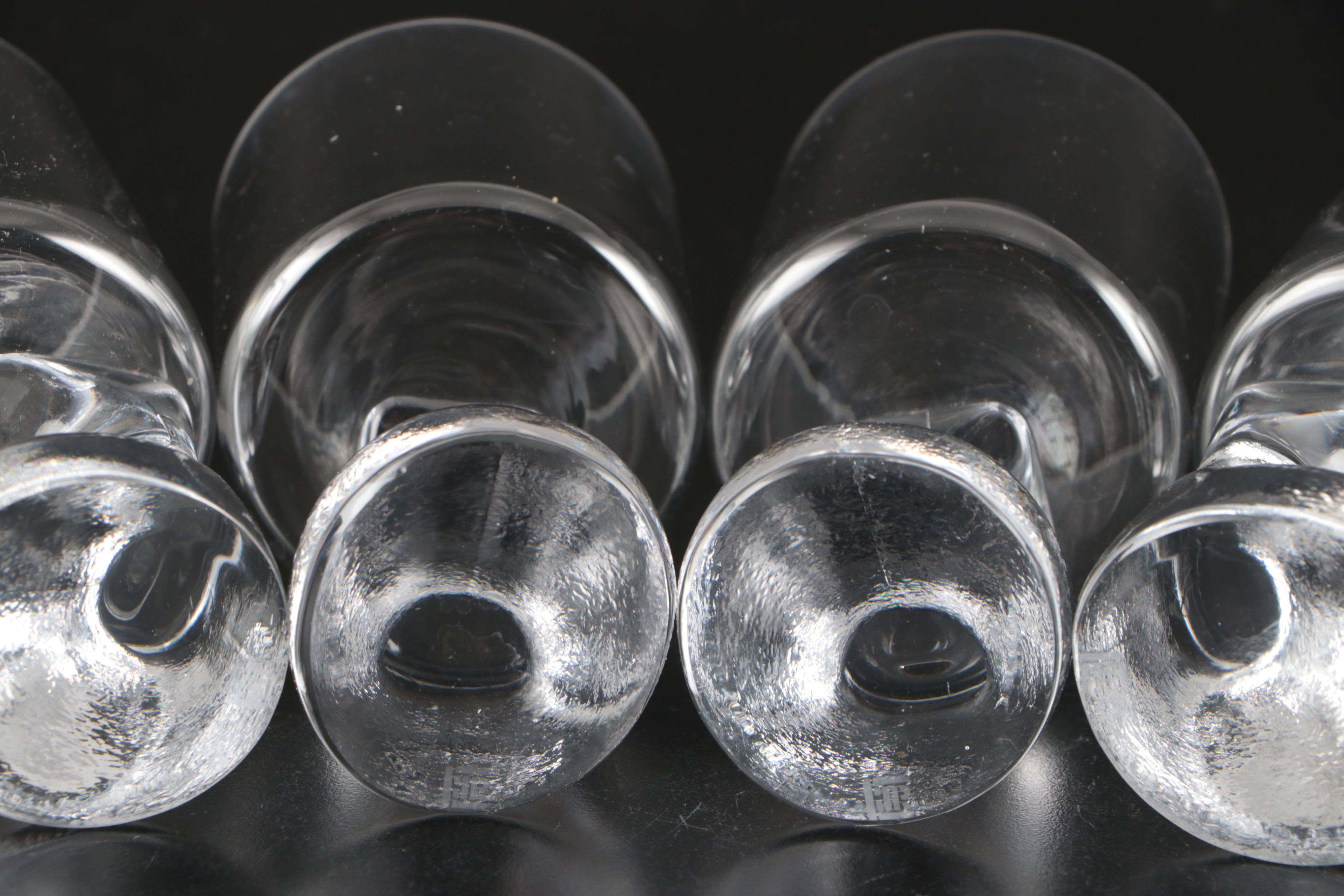 Joe Colombo "Asimmetrico" Drinking Glasses, 1964