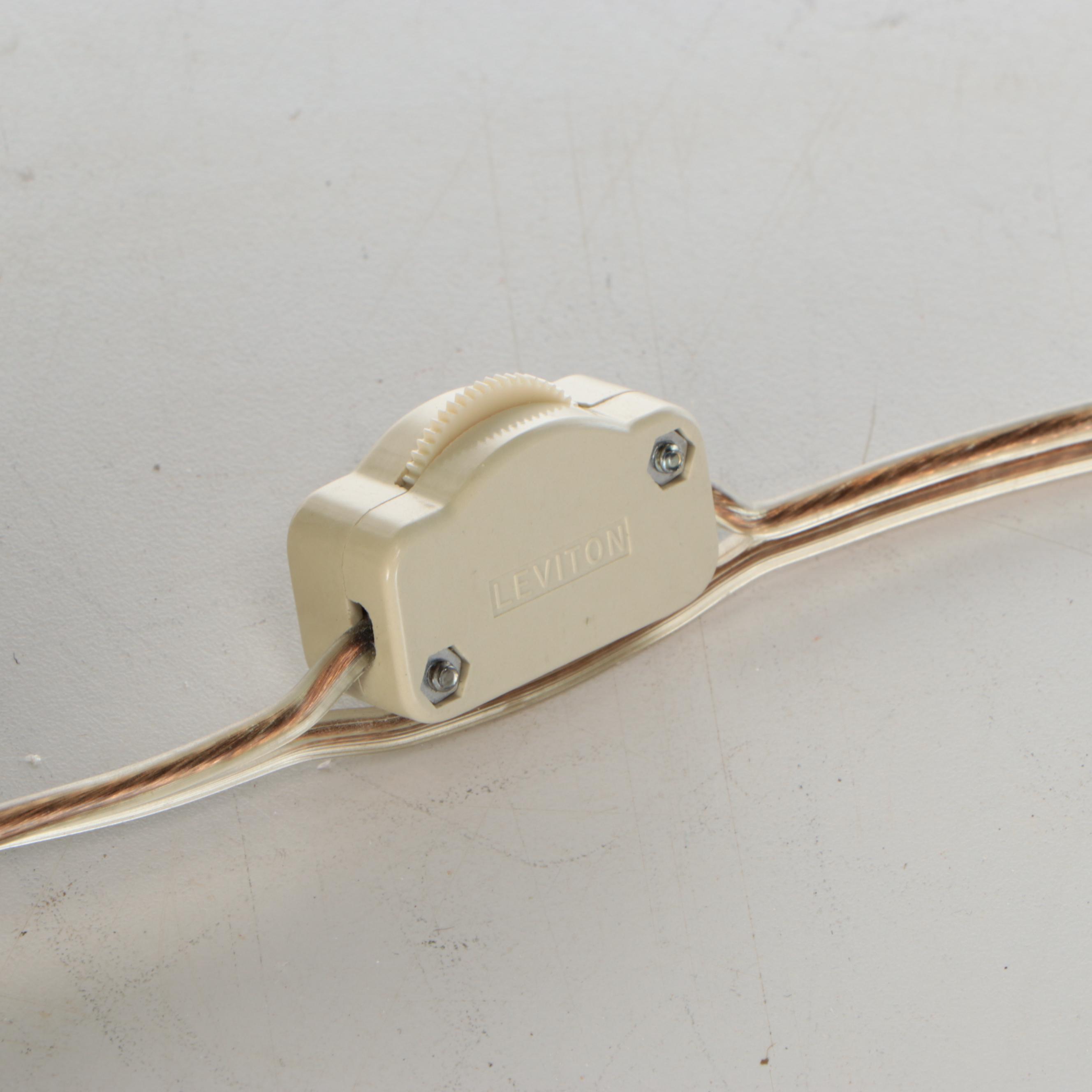 Aladdin Model 12 Blue on White Milk Glass Table Lamp