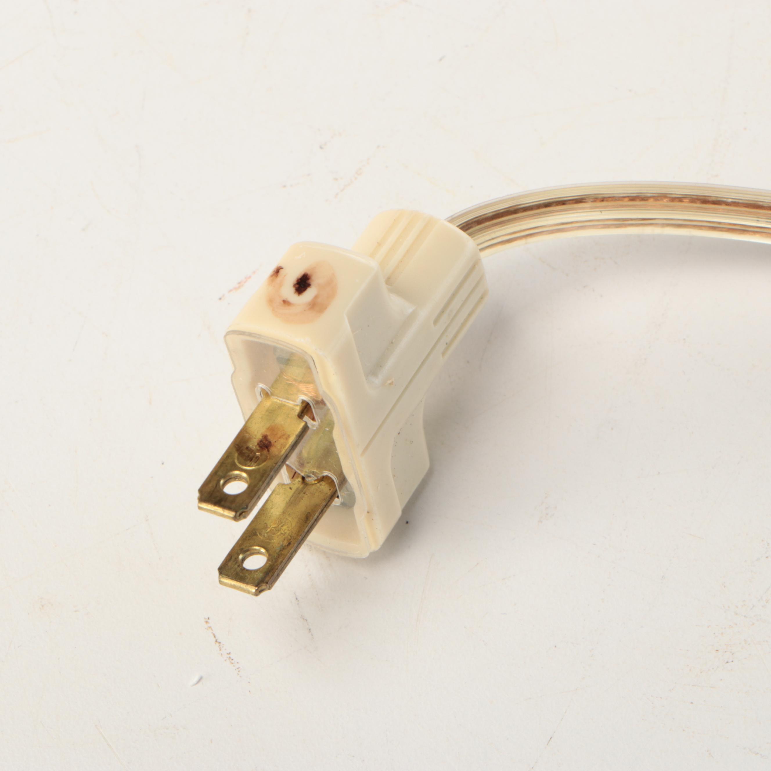 Aladdin Model 12 Blue on White Milk Glass Table Lamp