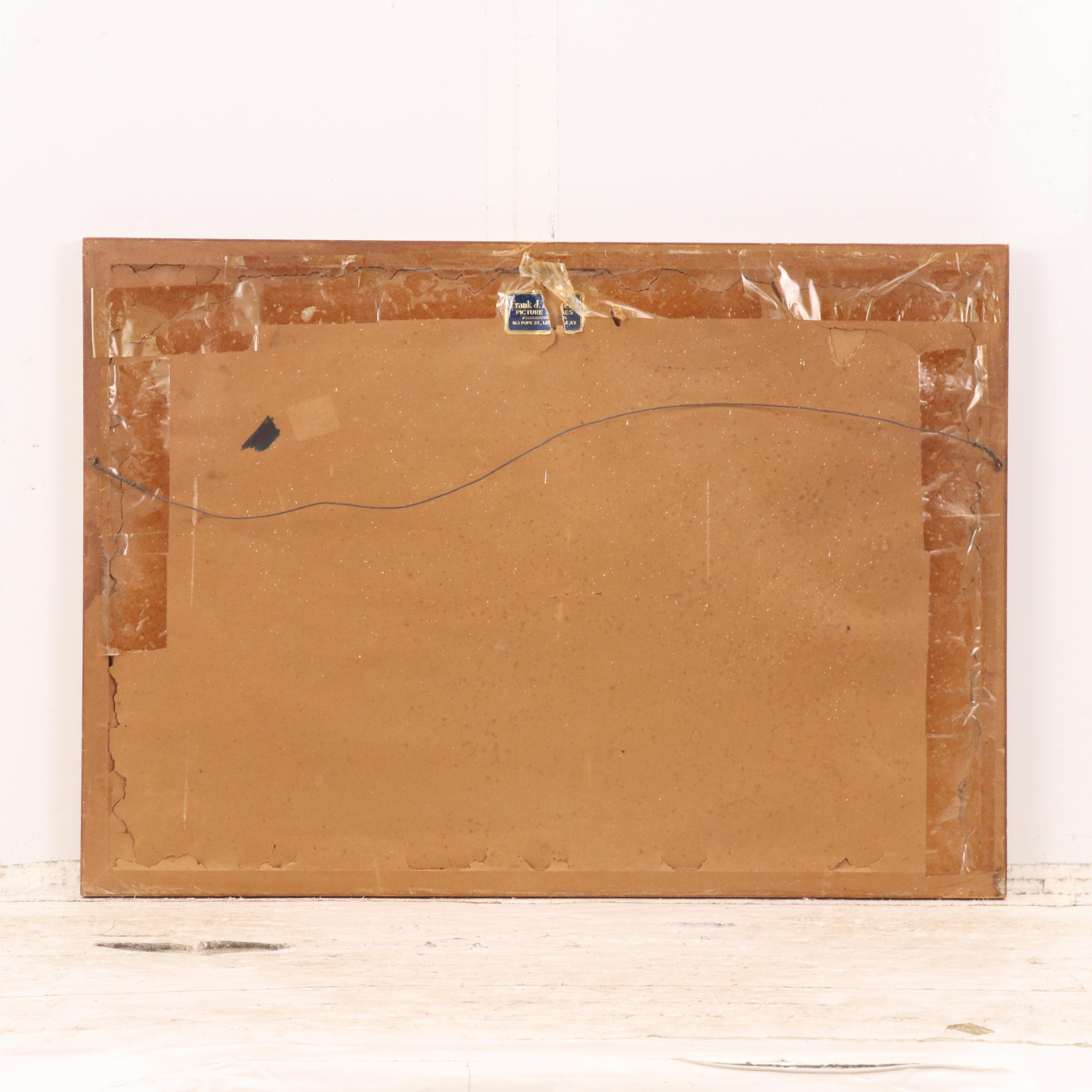 Bella Vichon Color Lithograph "Christ With Children"