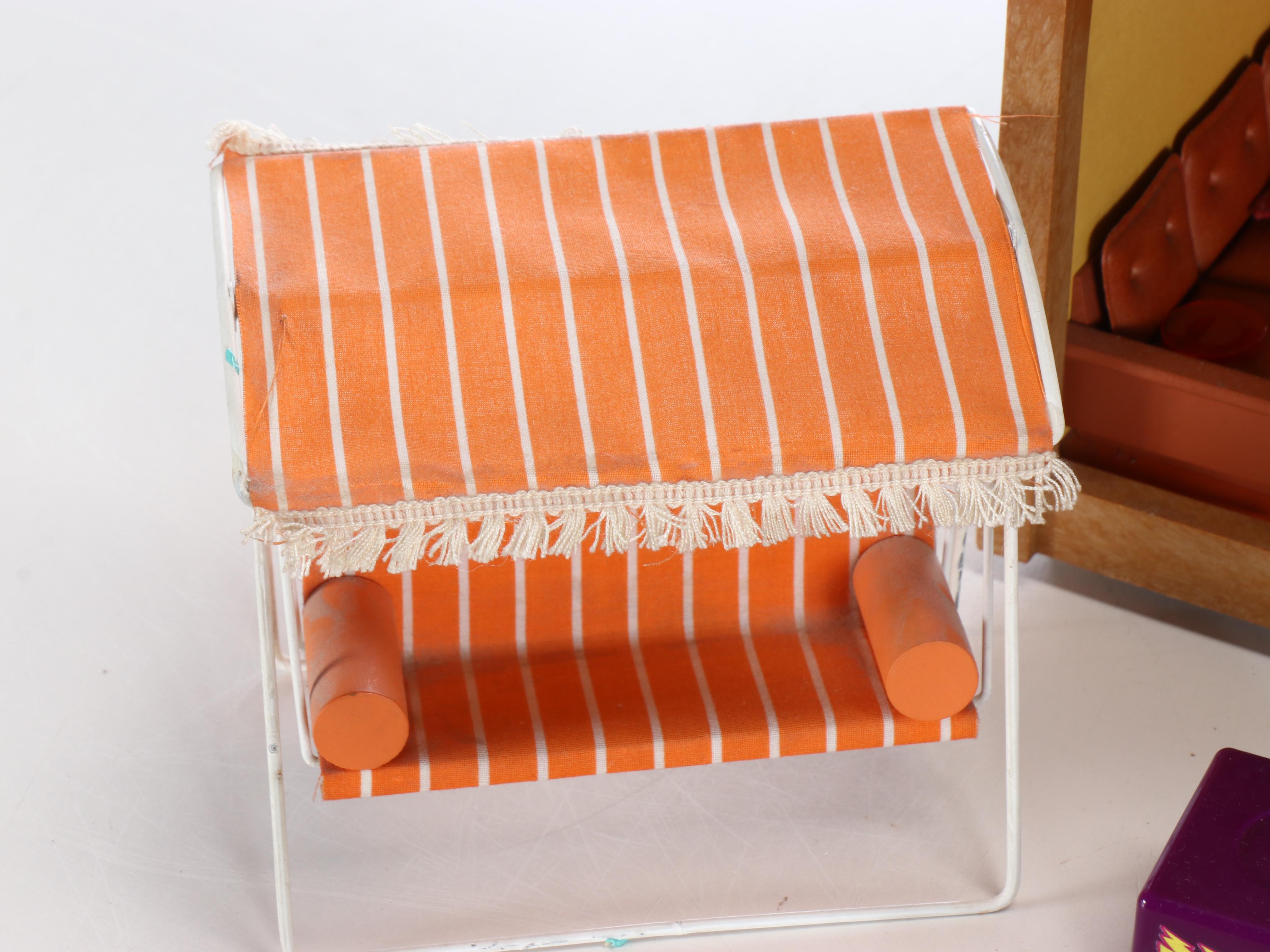 Lundby Dollhouse with Furniture, Doll, and More Accessories, Mid to Late 20th C.