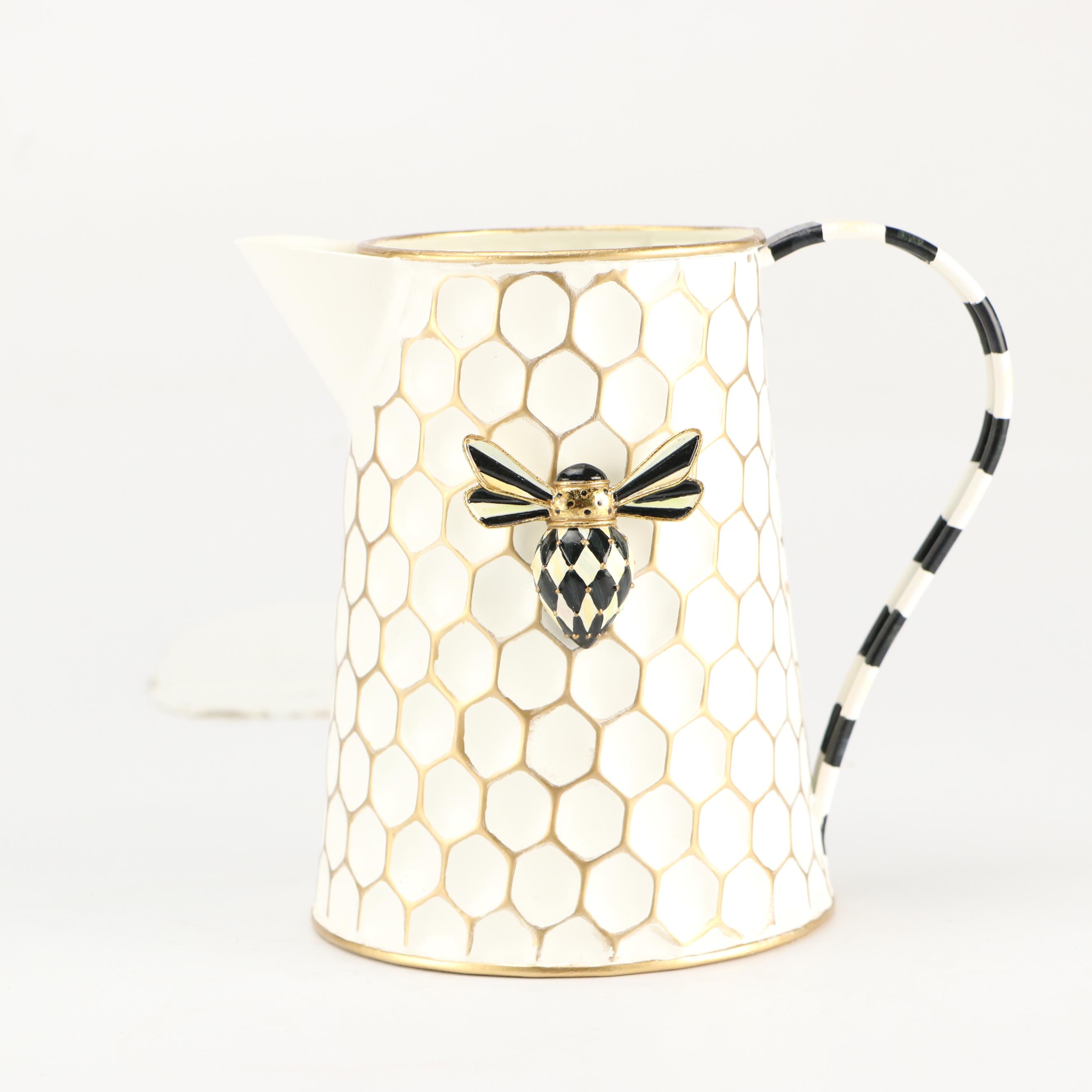 MacKenzie-Childs Honeycomb Tin Watering Can