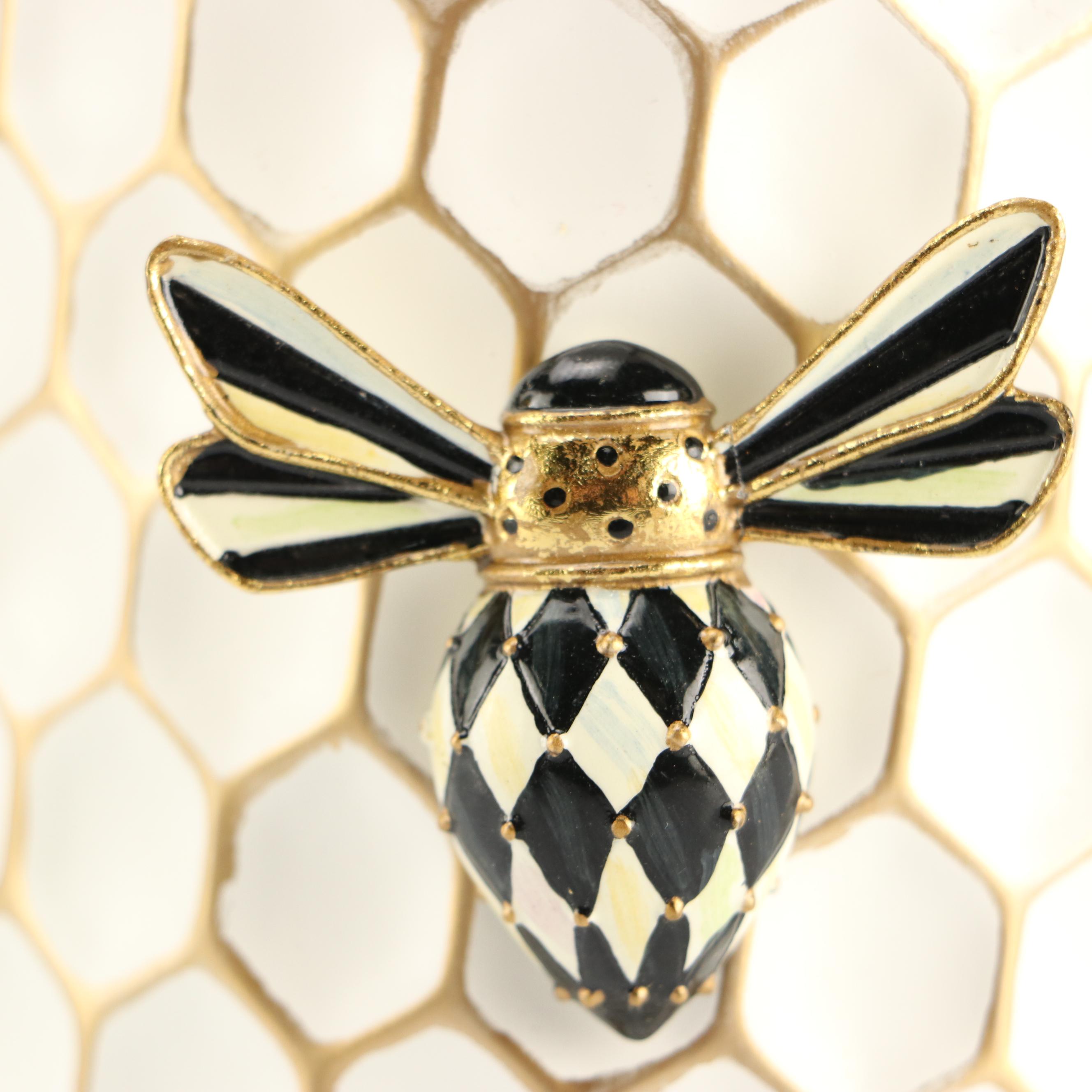 MacKenzie-Childs Honeycomb Tin Watering Can