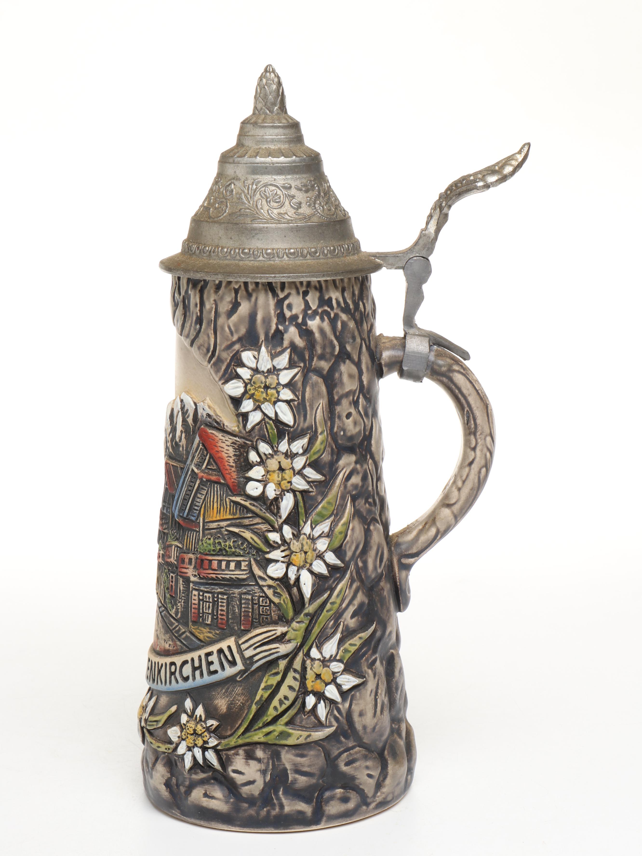 Ceramarte for Avon, King, Bradford Exchange, More Ceramic Beer Steins