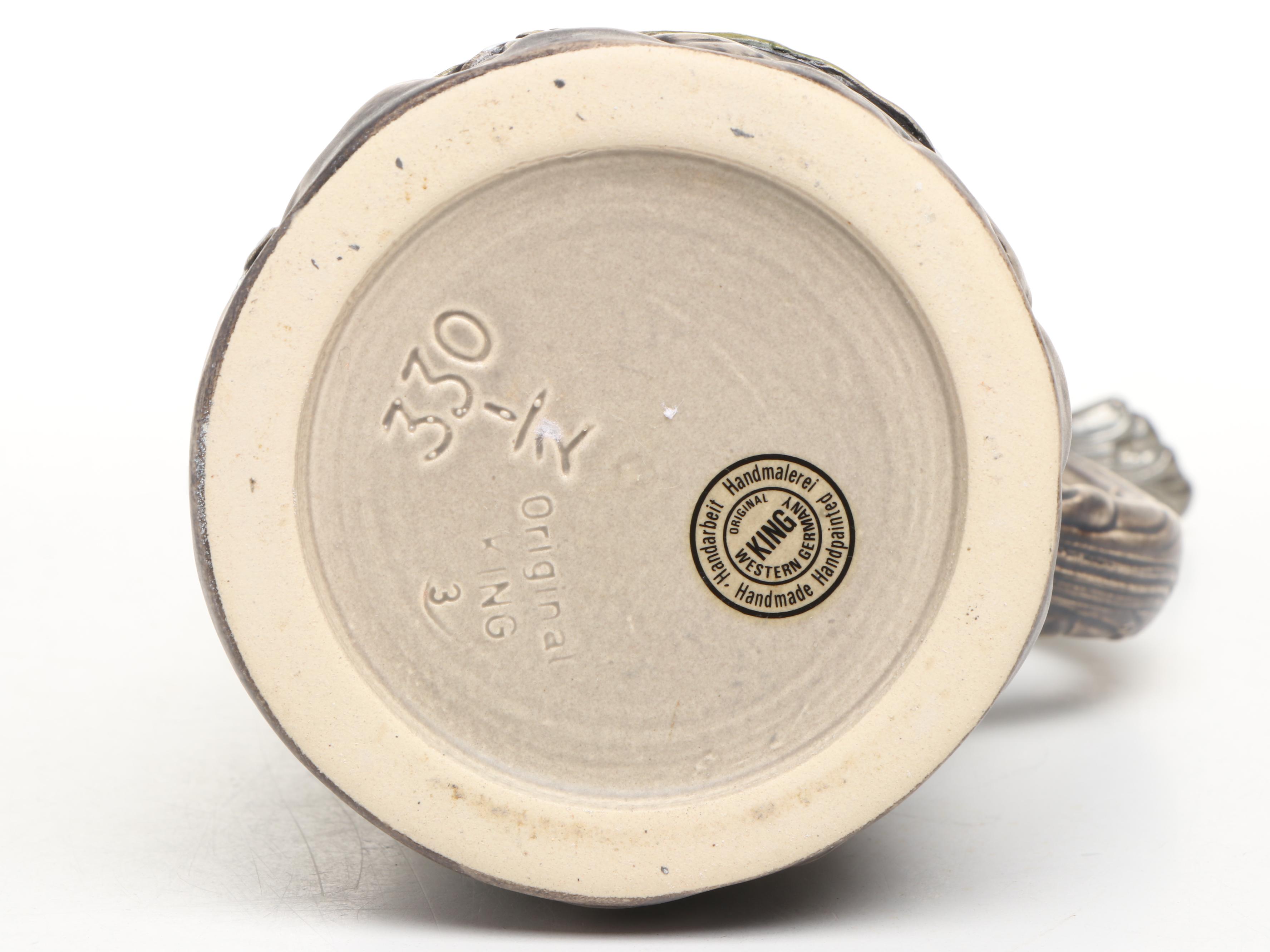 Ceramarte for Avon, King, Bradford Exchange, More Ceramic Beer Steins