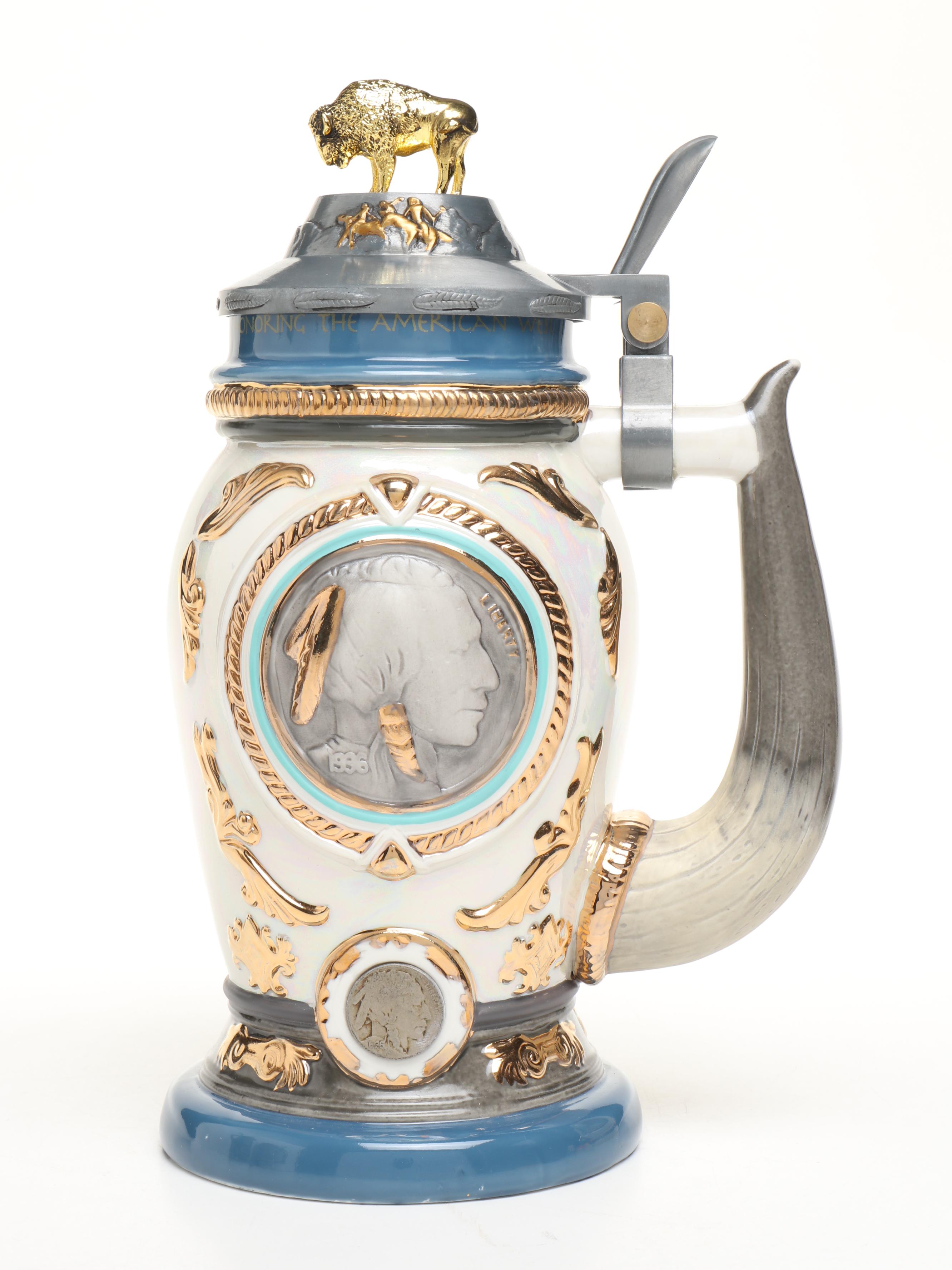 Ceramarte for Avon, King, Bradford Exchange, More Ceramic Beer Steins