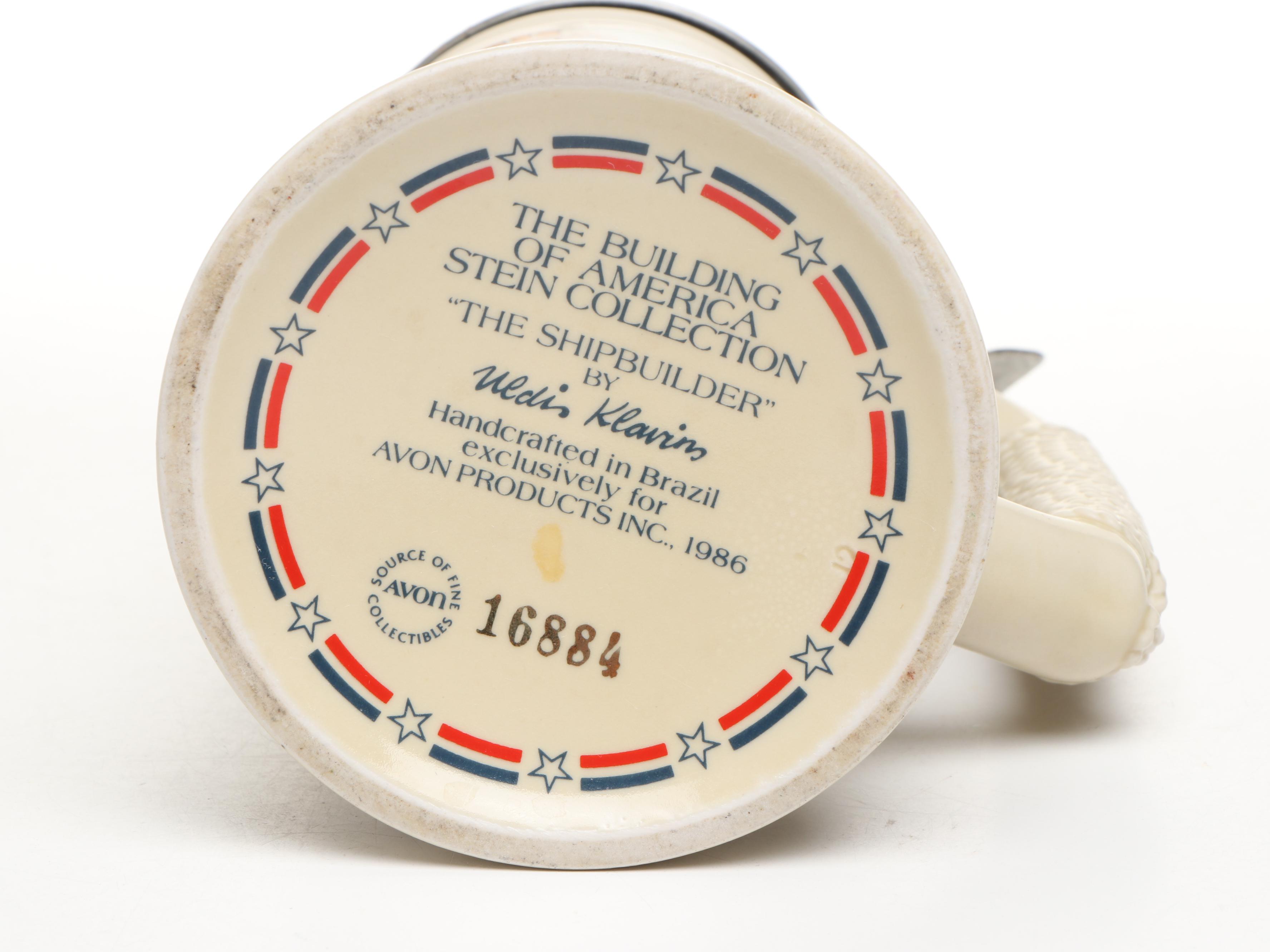 Ceramarte for Avon, King, Bradford Exchange, More Ceramic Beer Steins