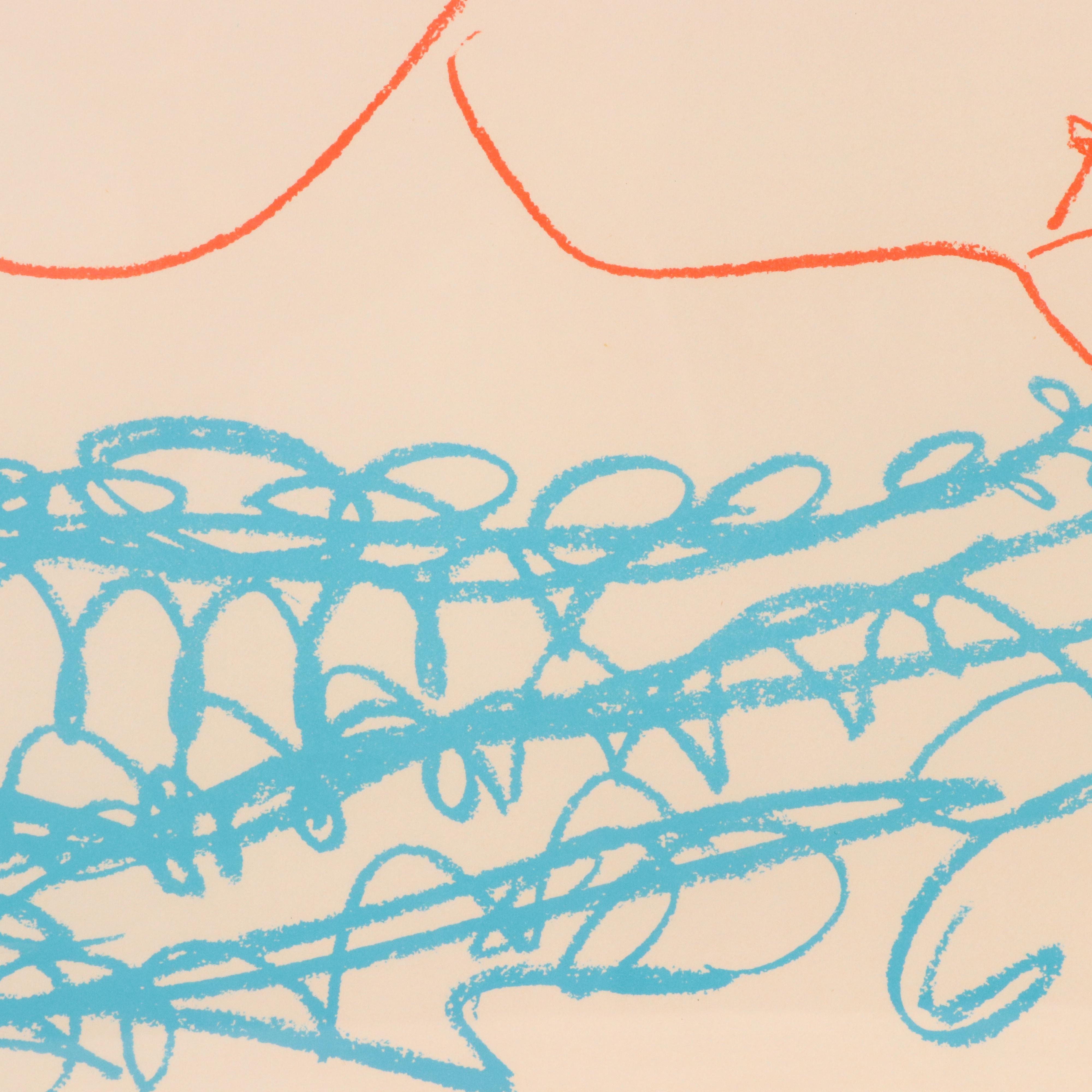 Collector's Guild Pablo Picasso Color Lithograph "Young Spanish Peasant," 1971