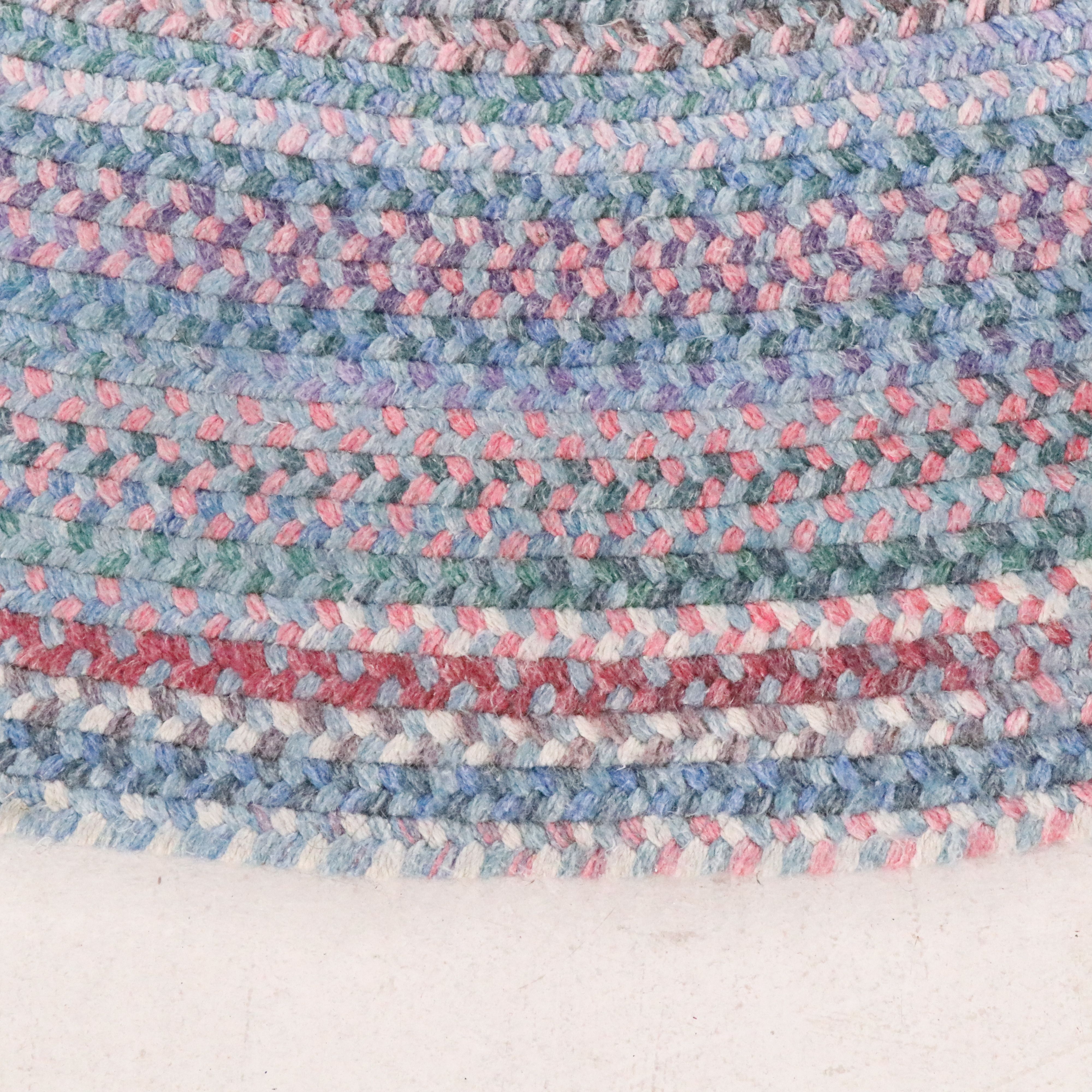 4'5 x 9'1 Handmade Braided Area Rug