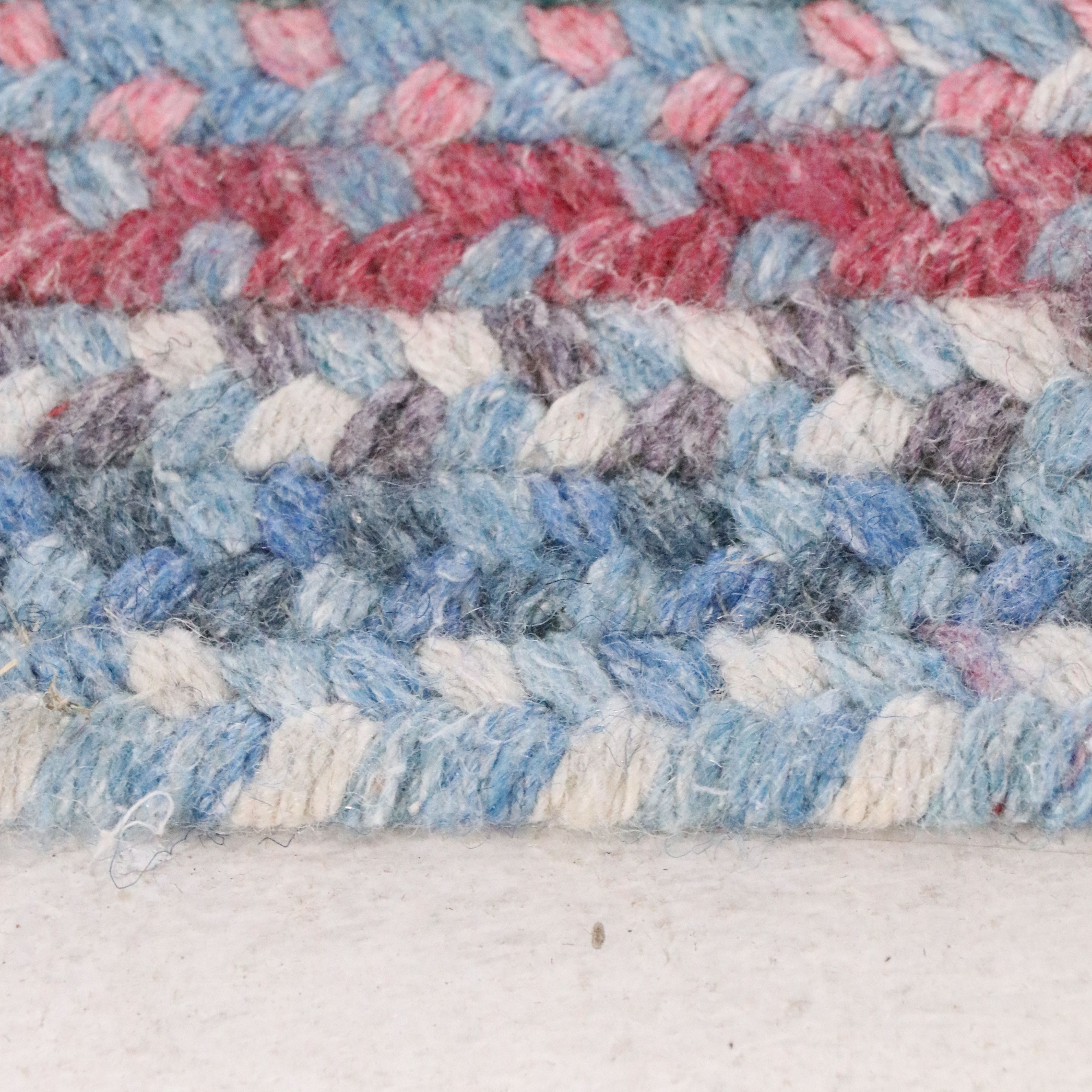 4'5 x 9'1 Handmade Braided Area Rug