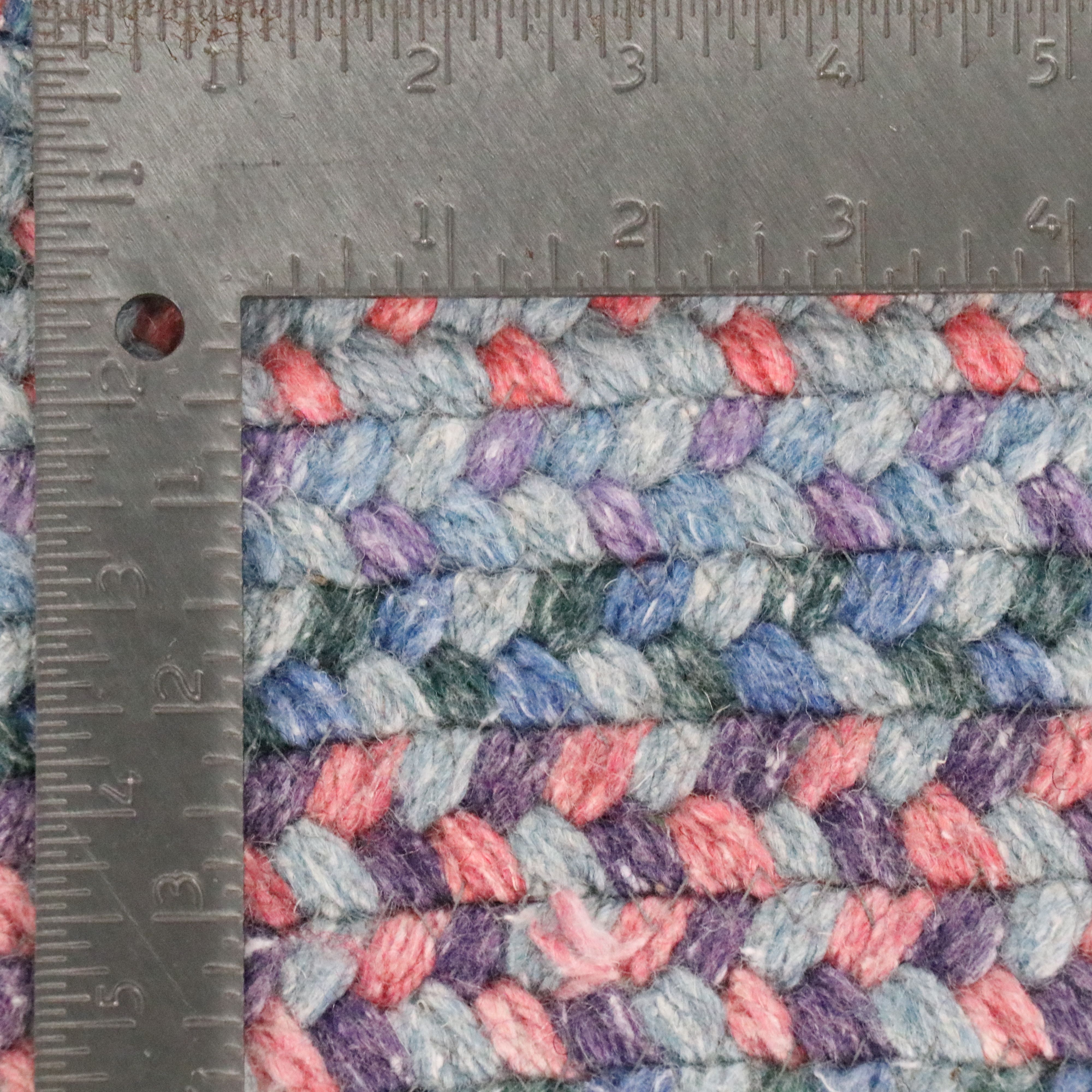 4'5 x 9'1 Handmade Braided Area Rug