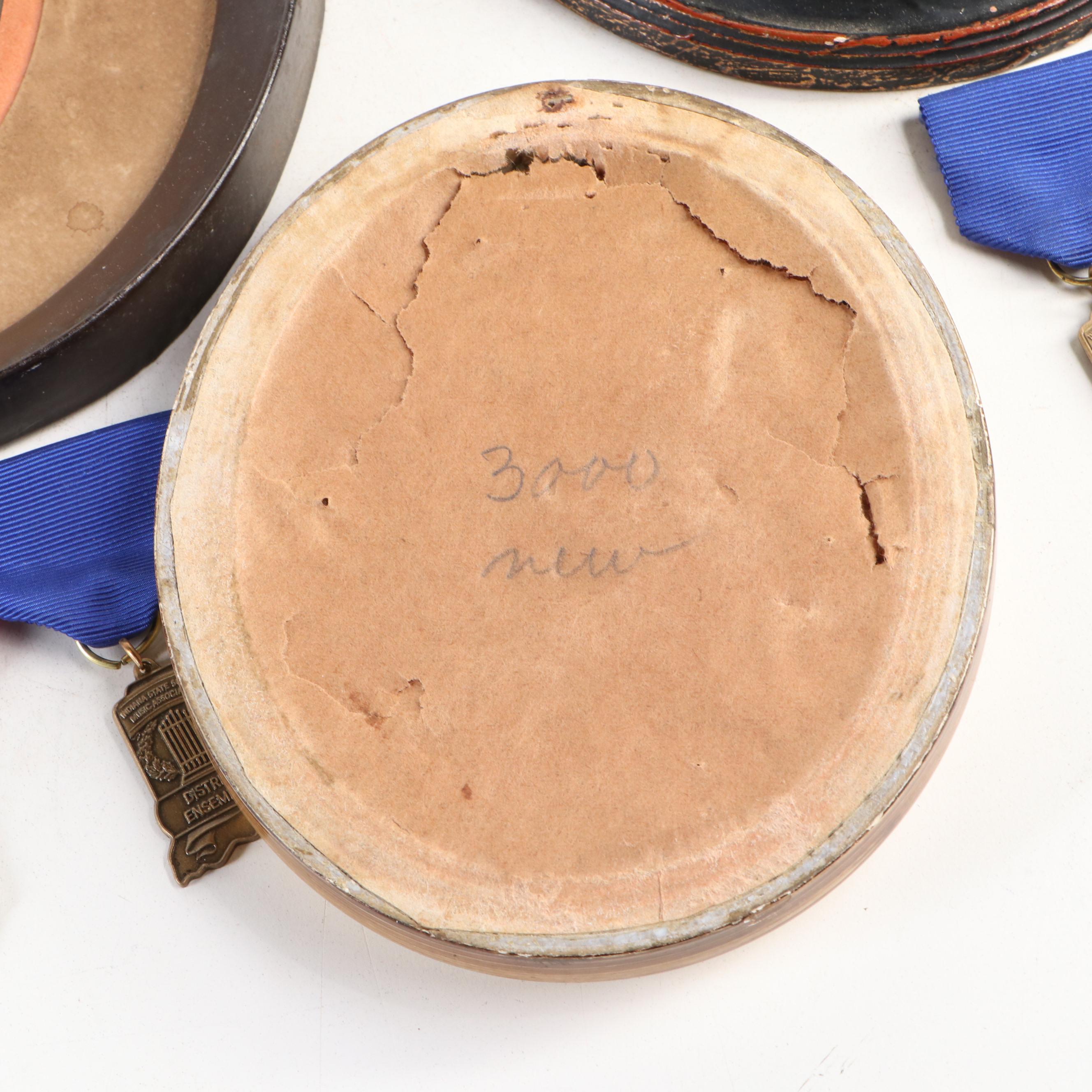 WWII Era Hand-Tinted Solider Portrait with Ensemble Medals and More