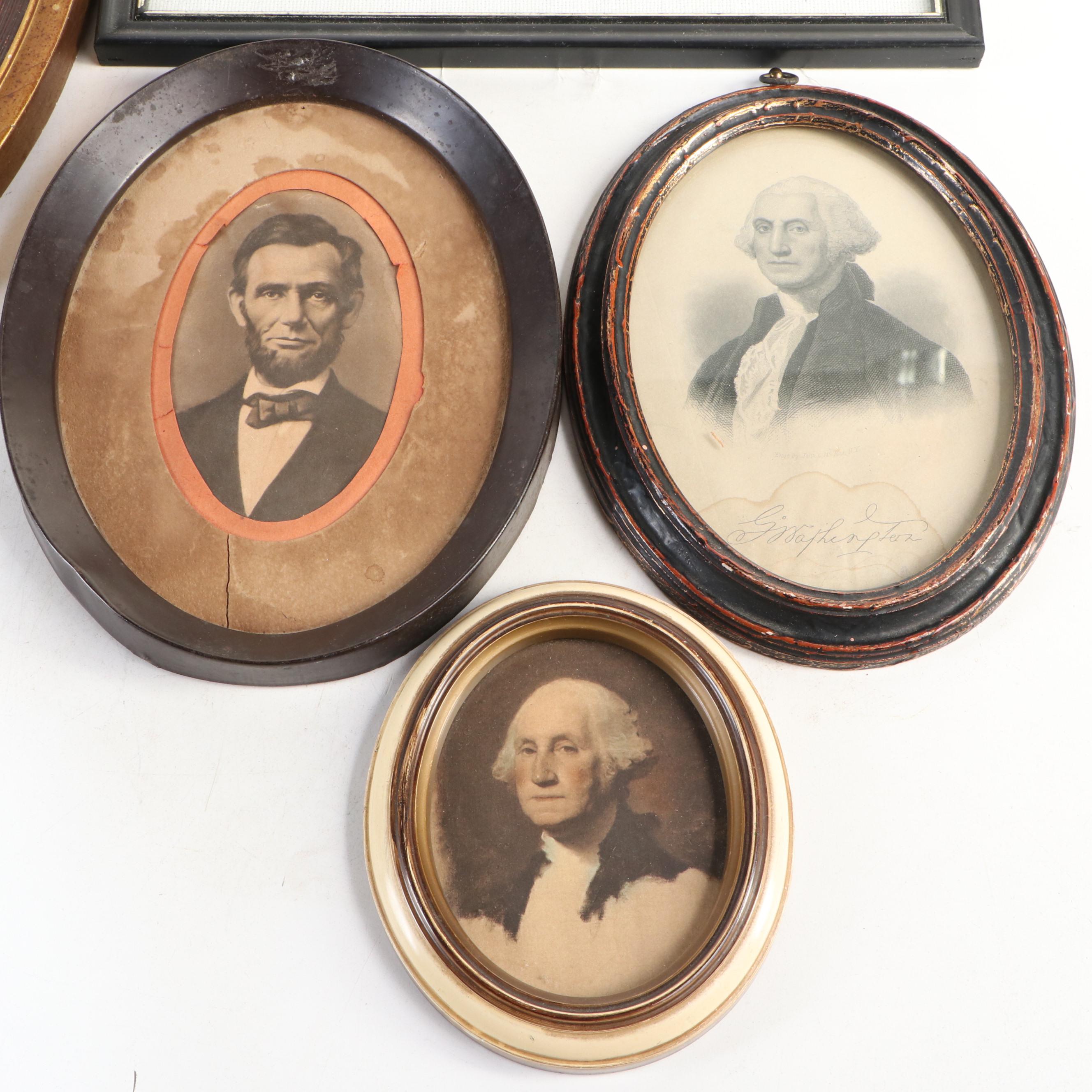 WWII Era Hand-Tinted Solider Portrait with Ensemble Medals and More