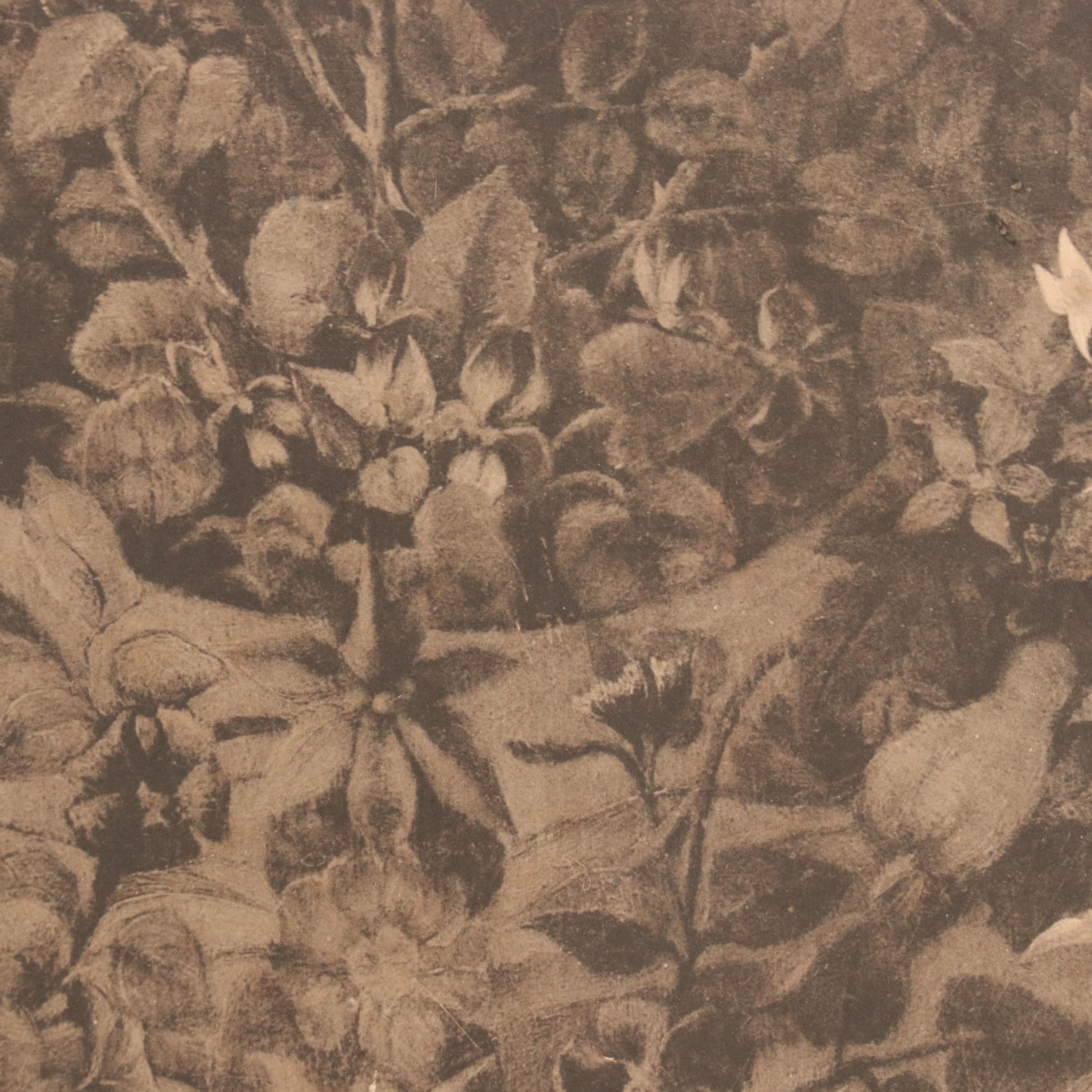 After Cuno Baron Von Bodenhausen Photogravure of Interior With Mother and Baby