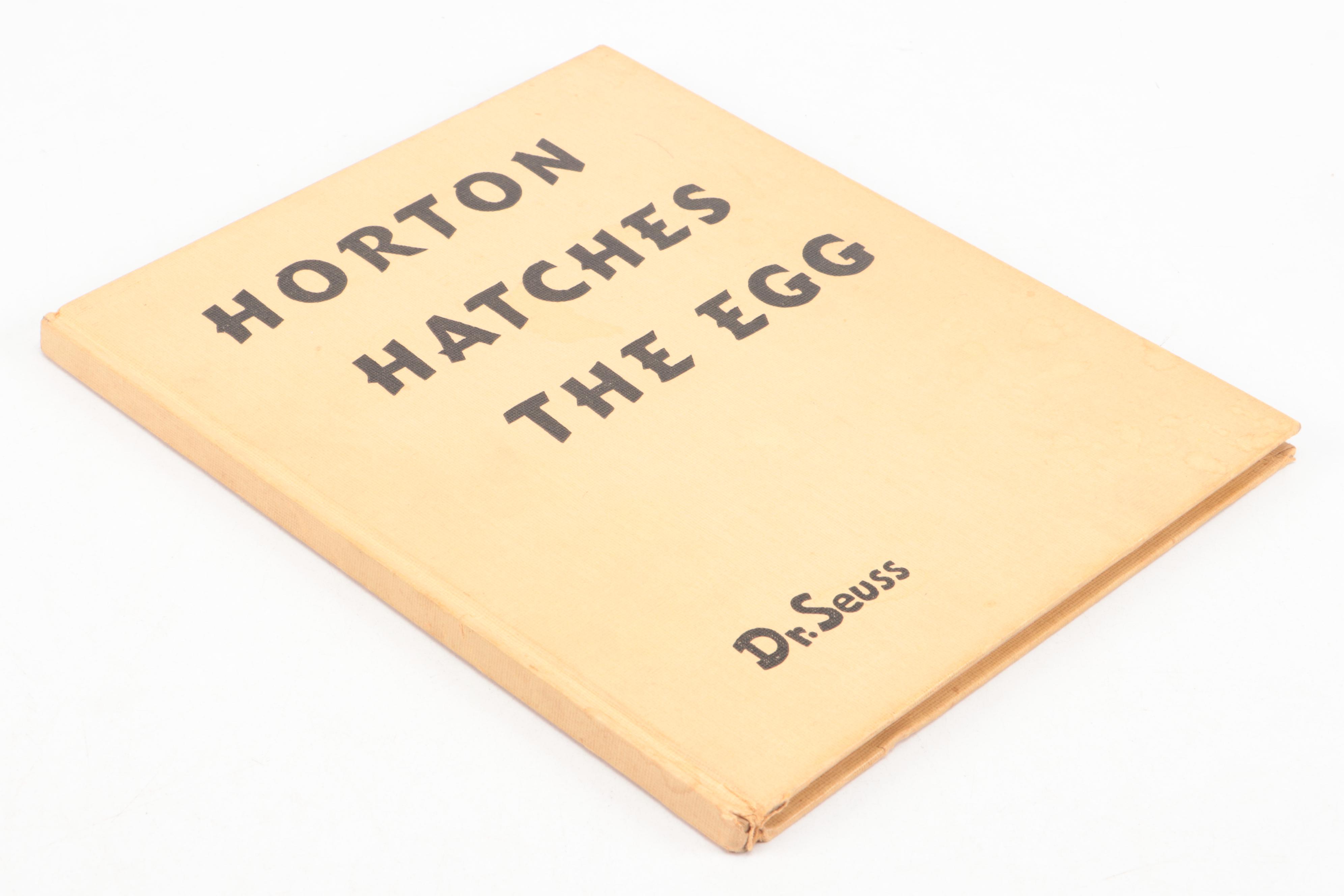 Illustrated "Horton Hatches the Egg" by Dr. Seuss, 1940