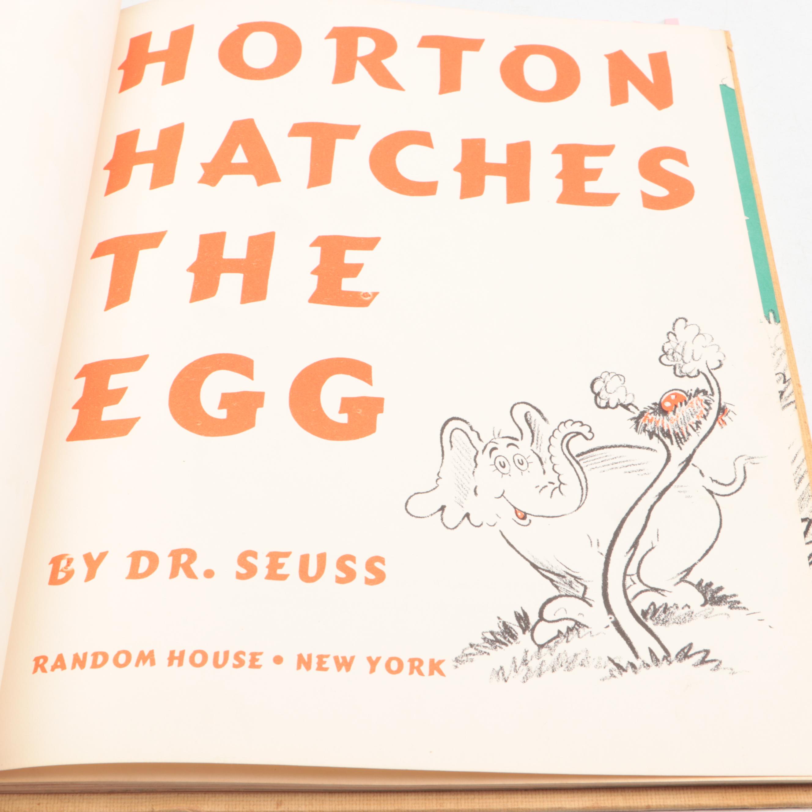 Illustrated "Horton Hatches the Egg" by Dr. Seuss, 1940