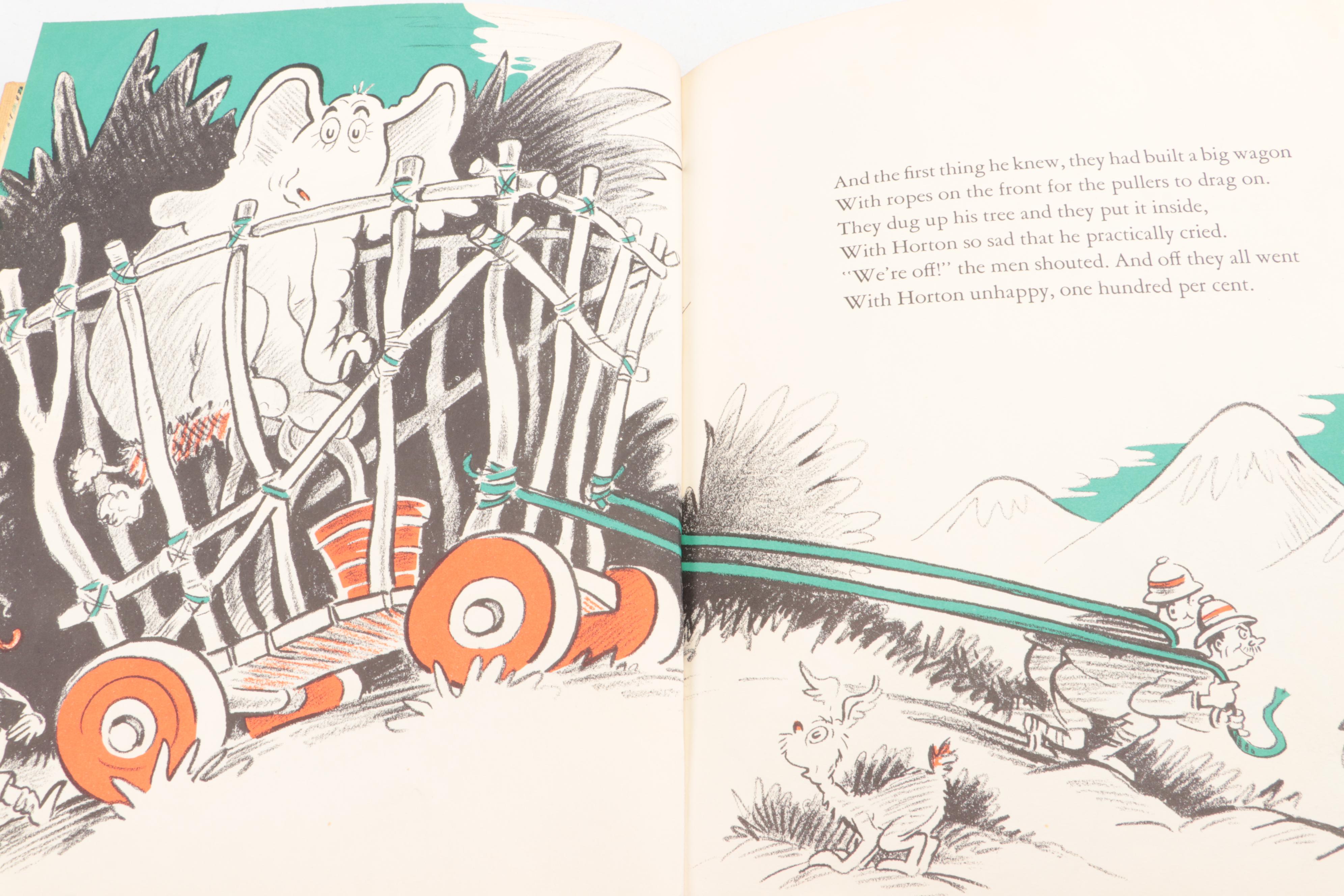 Illustrated "Horton Hatches the Egg" by Dr. Seuss, 1940
