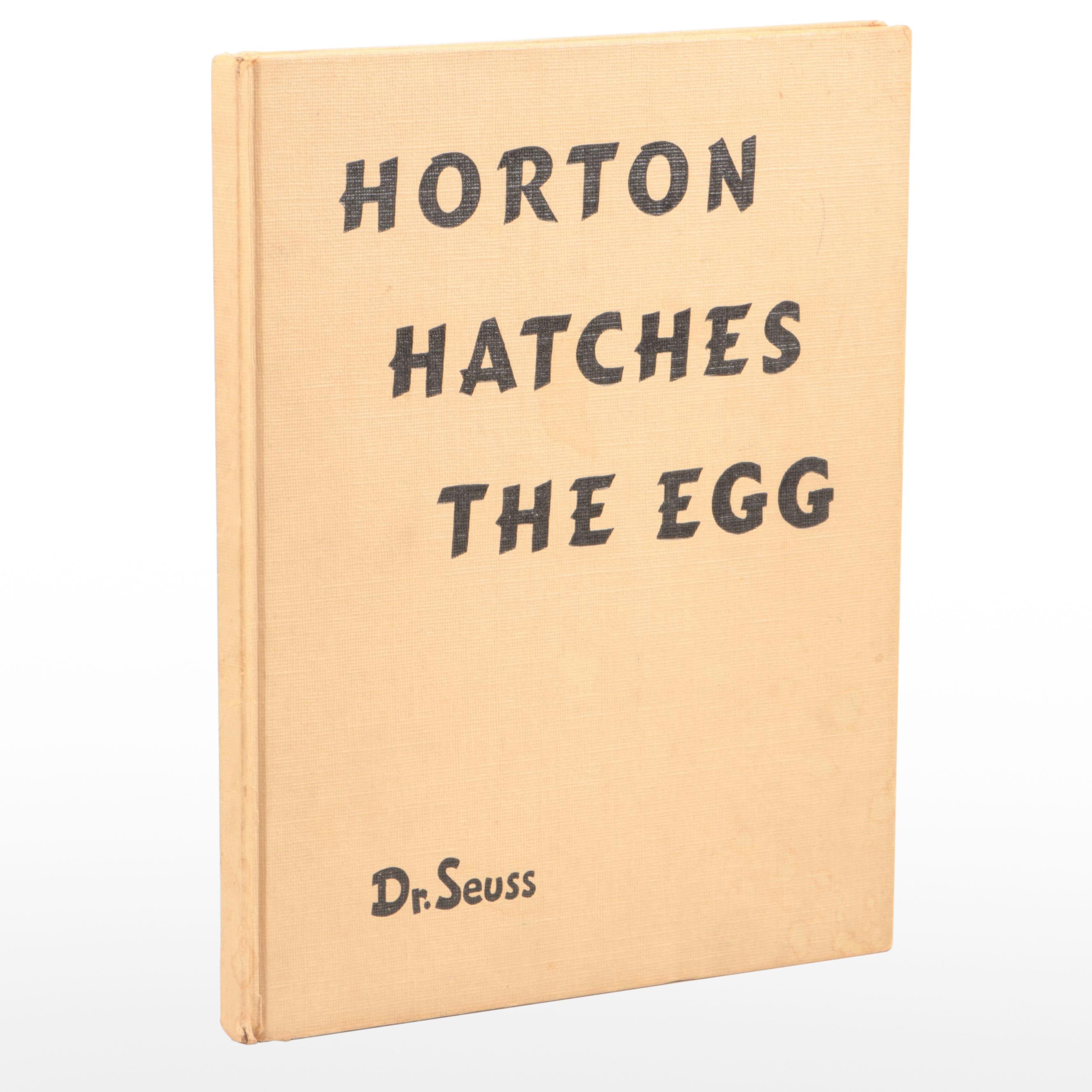 Illustrated "Horton Hatches the Egg" by Dr. Seuss, 1940