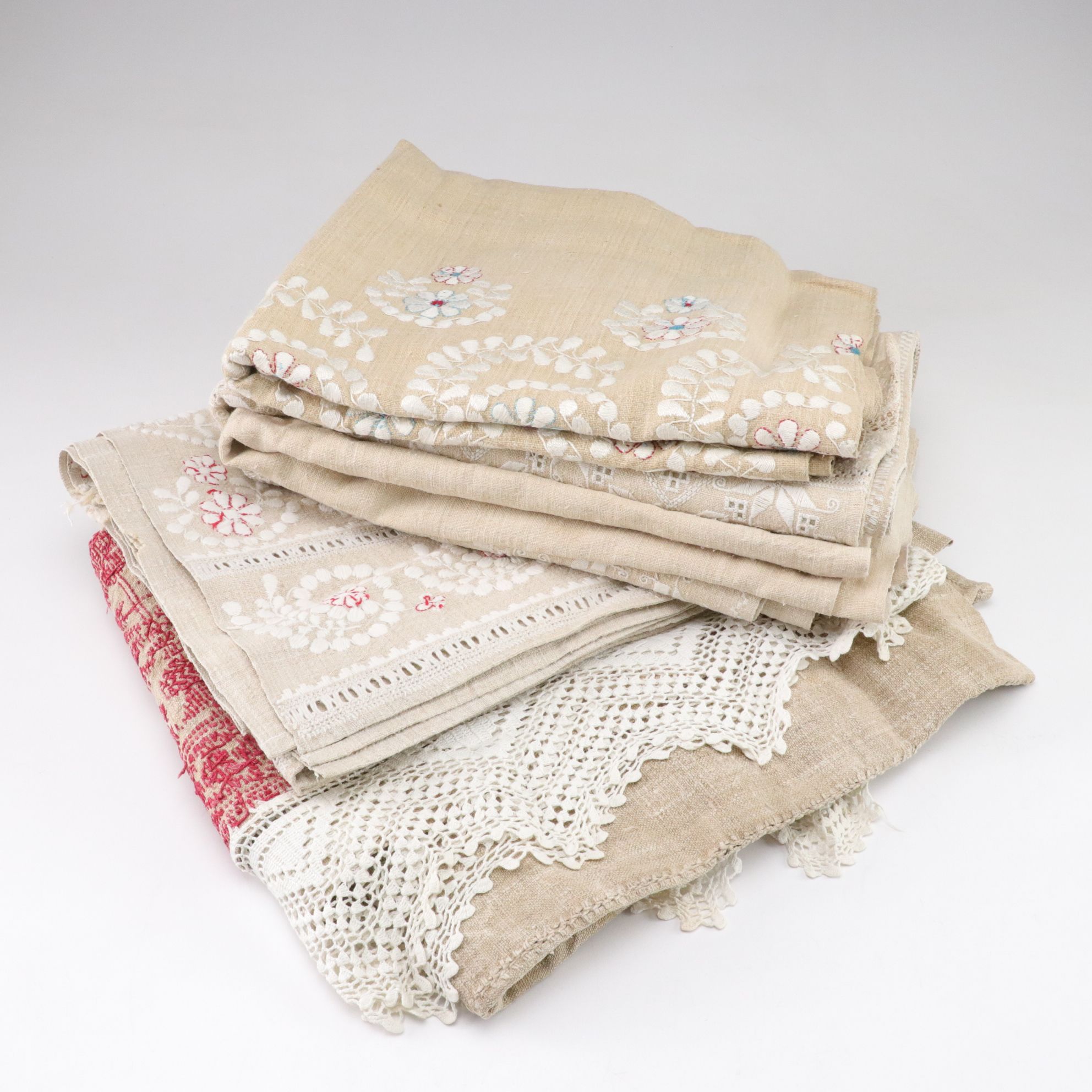 Woven and Embroidered Table Linens