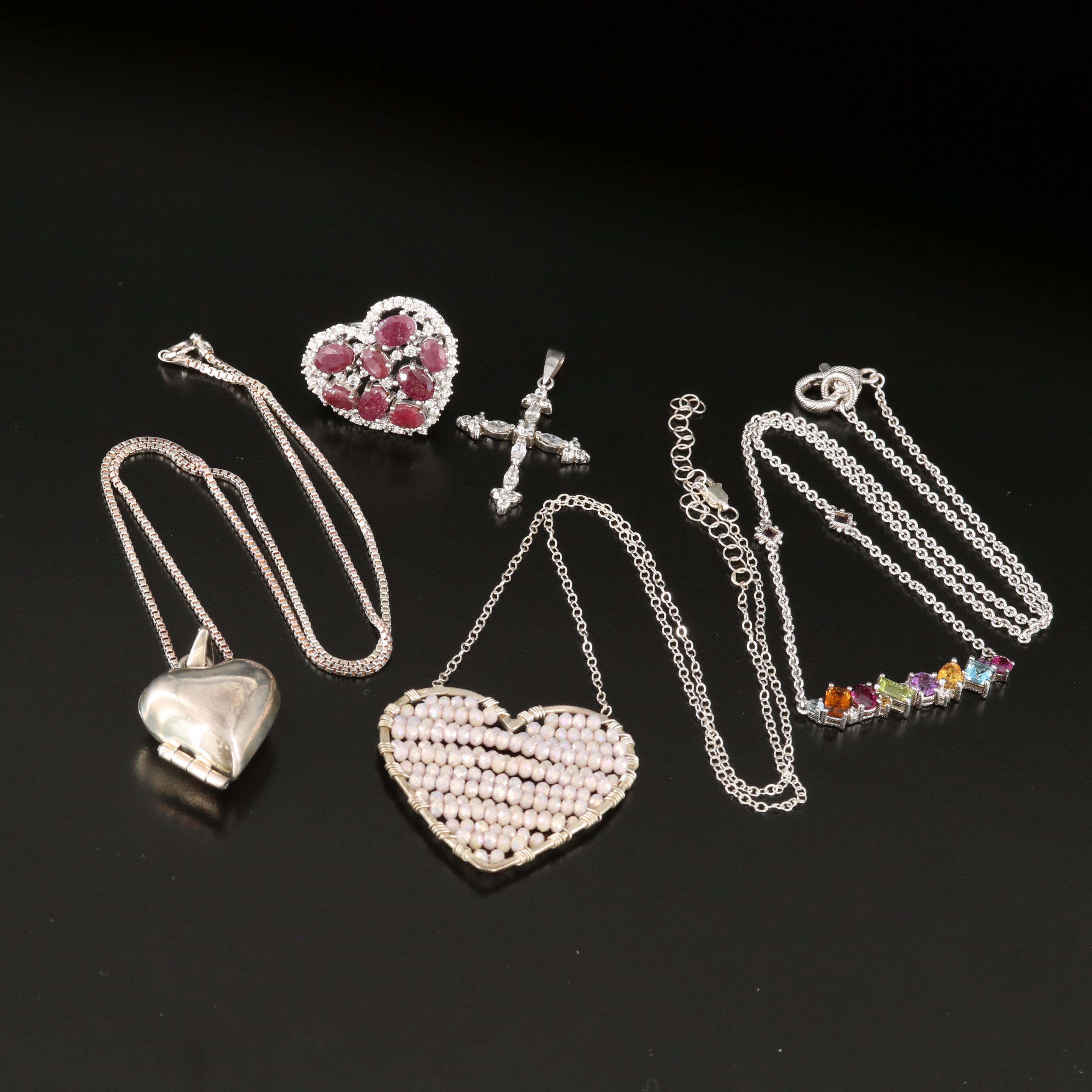 Collection of Sterling Jewelry Featuring Judith Ripka