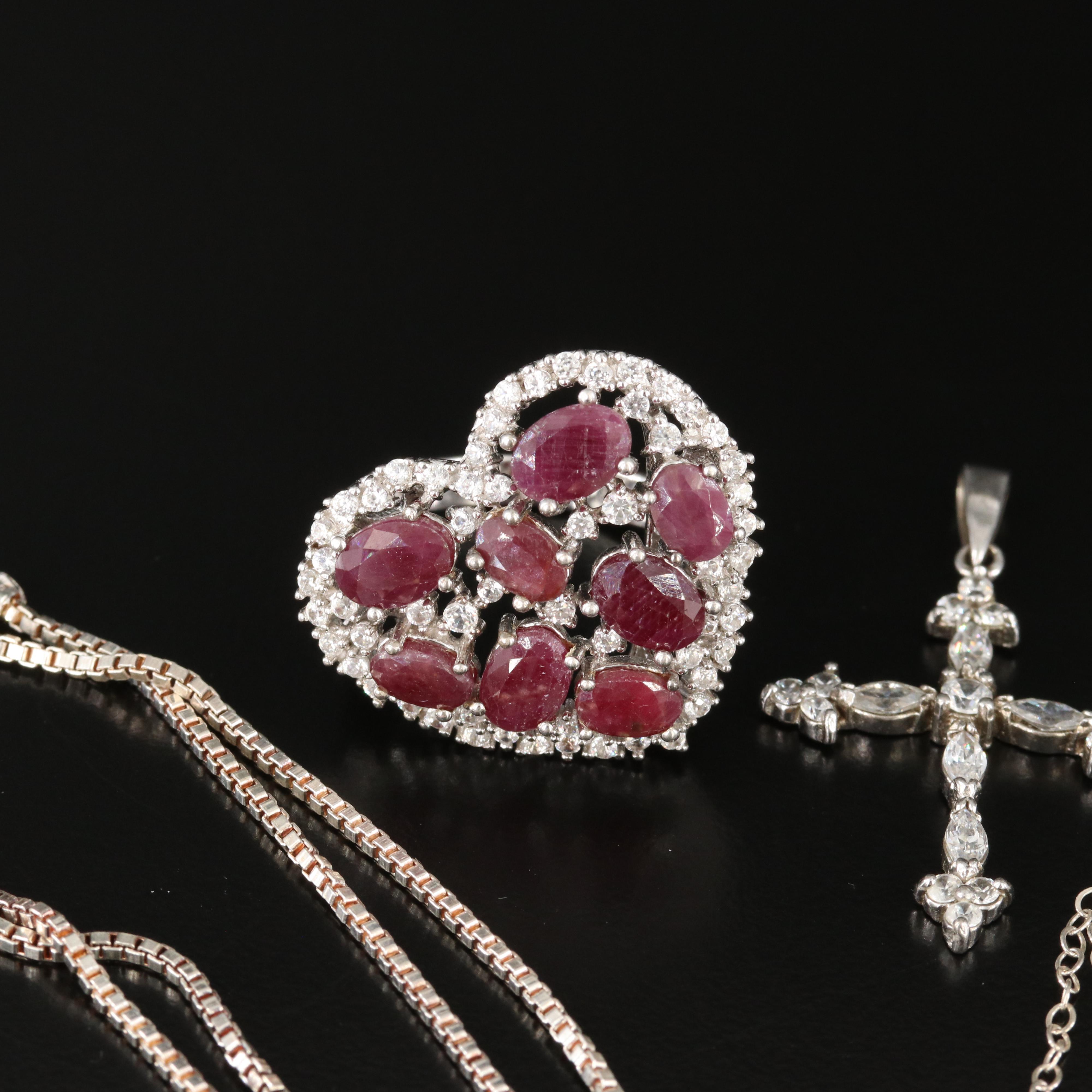 Collection of Sterling Jewelry Featuring Judith Ripka