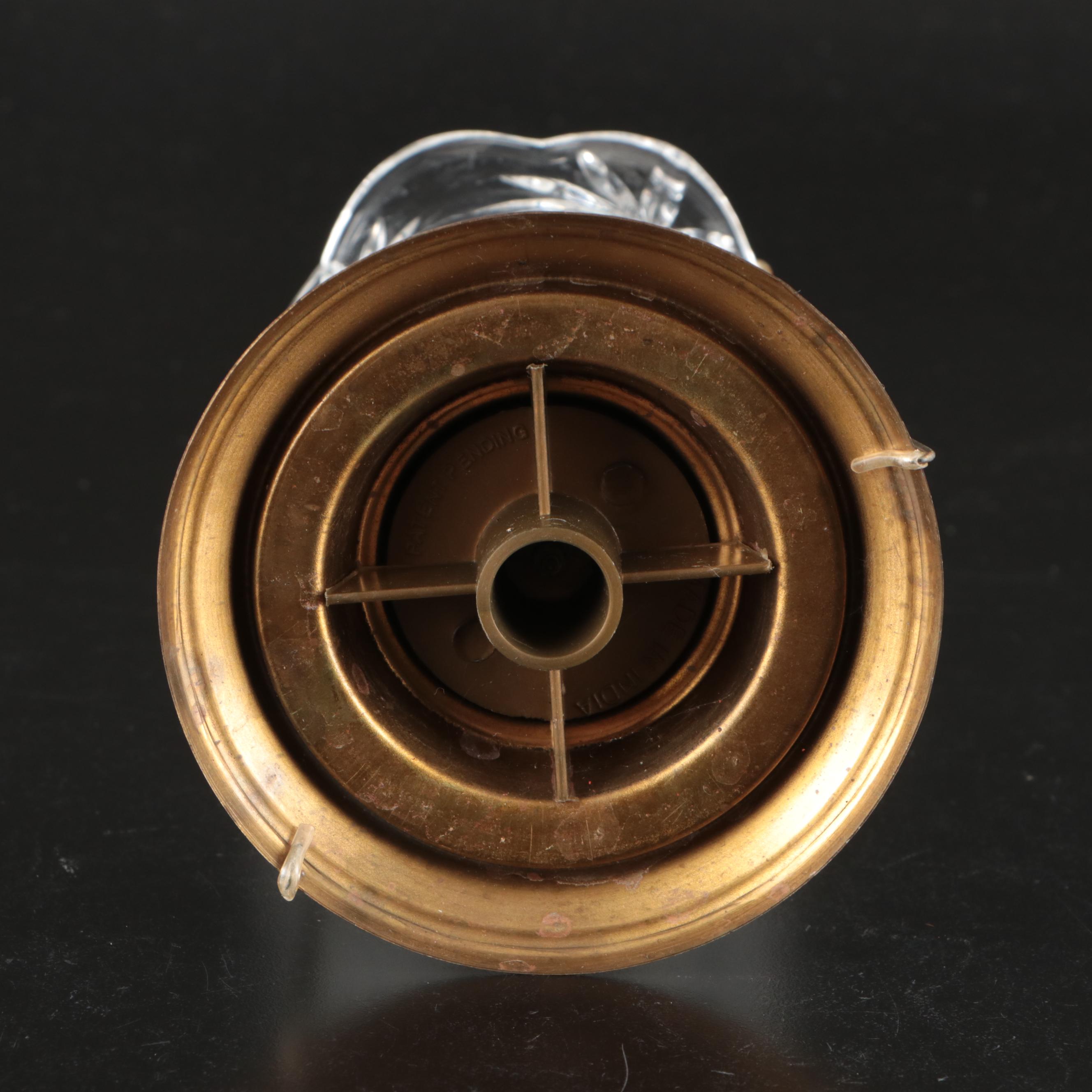 Anchor Hocking Cruet with Other Cut Crystal and Glassware, Mid/Late 20th C.