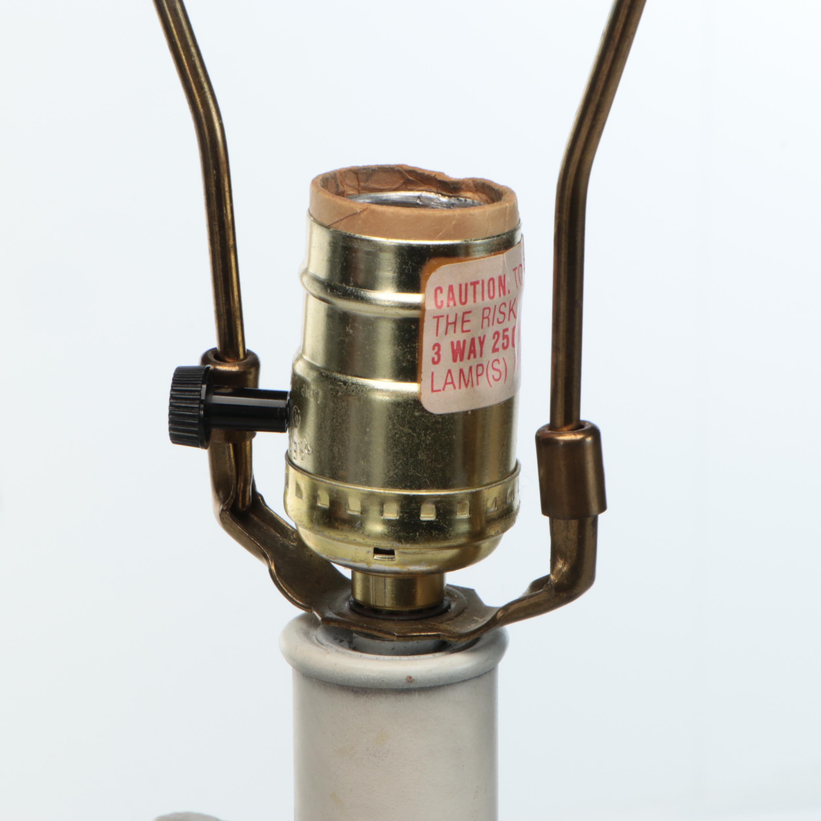 Bon-Art Coastal Style Plaster Table Lamp, 1989