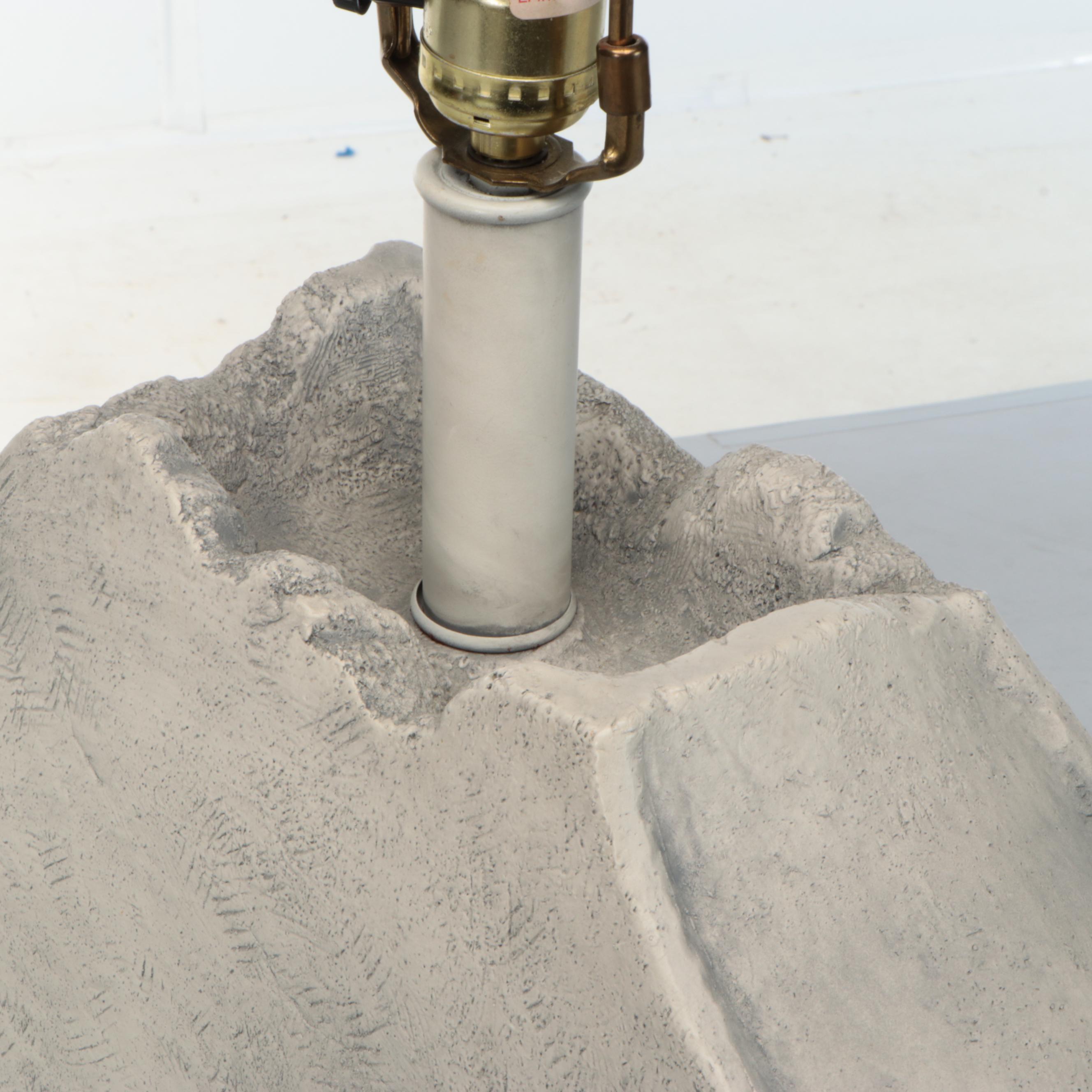 Bon-Art Coastal Style Plaster Table Lamp, 1989