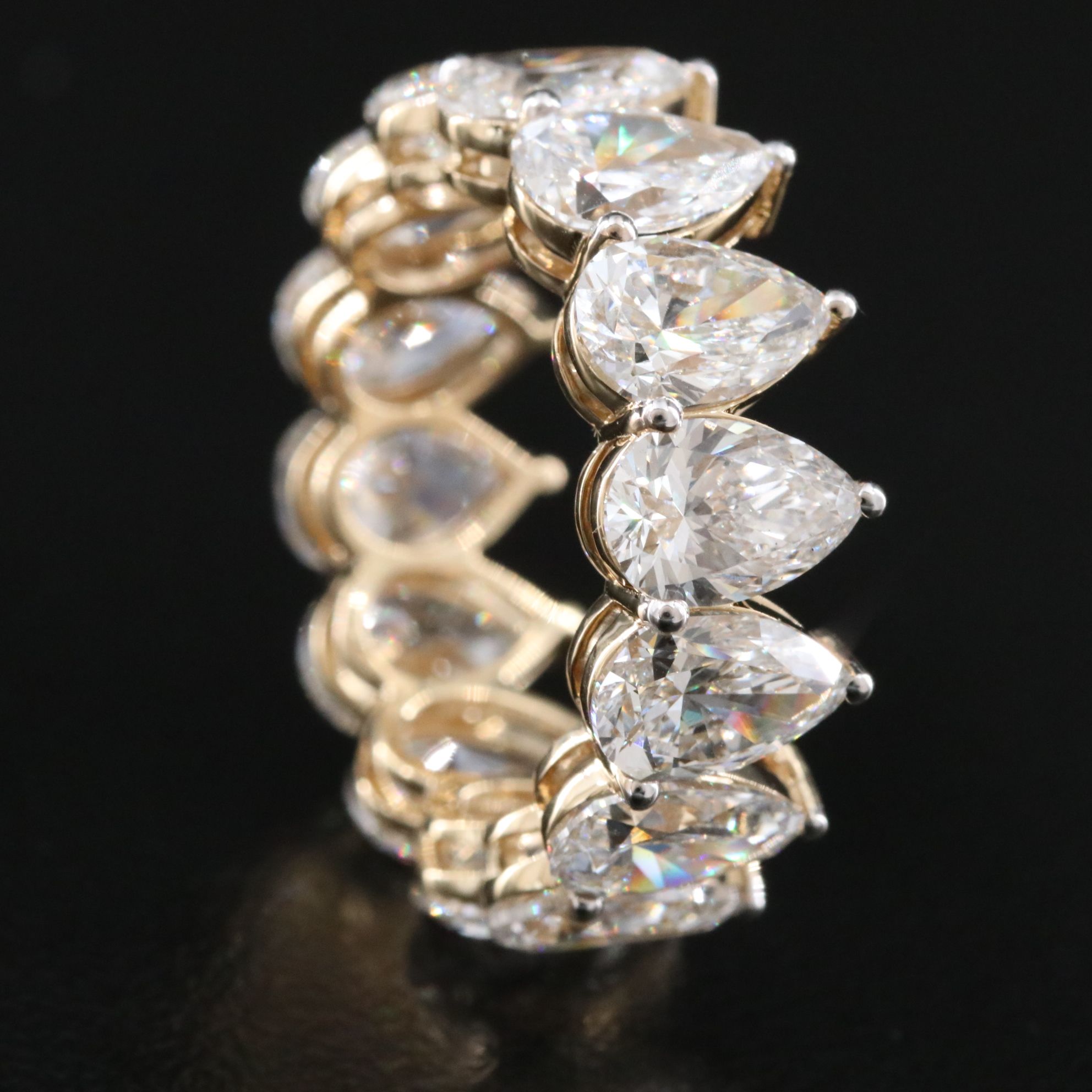 14K 8.99 CTW Lab Grown Diamond Eternity Band
