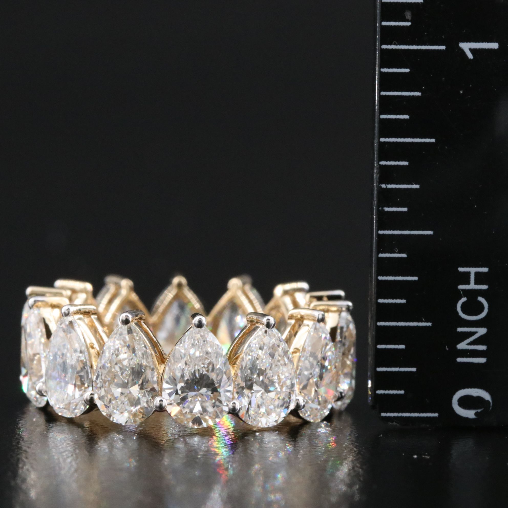 14K 8.99 CTW Lab Grown Diamond Eternity Band