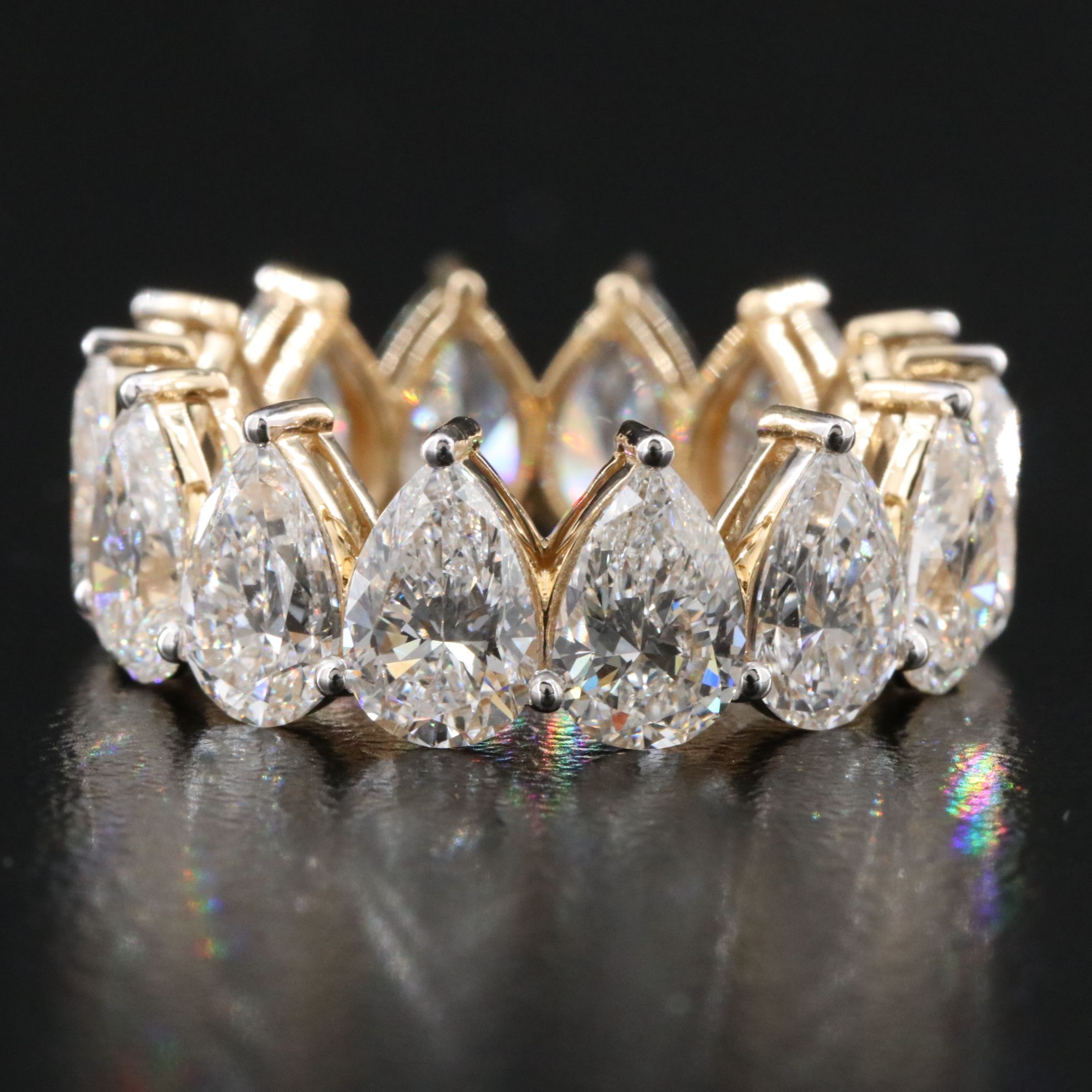 14K 8.99 CTW Lab Grown Diamond Eternity Band