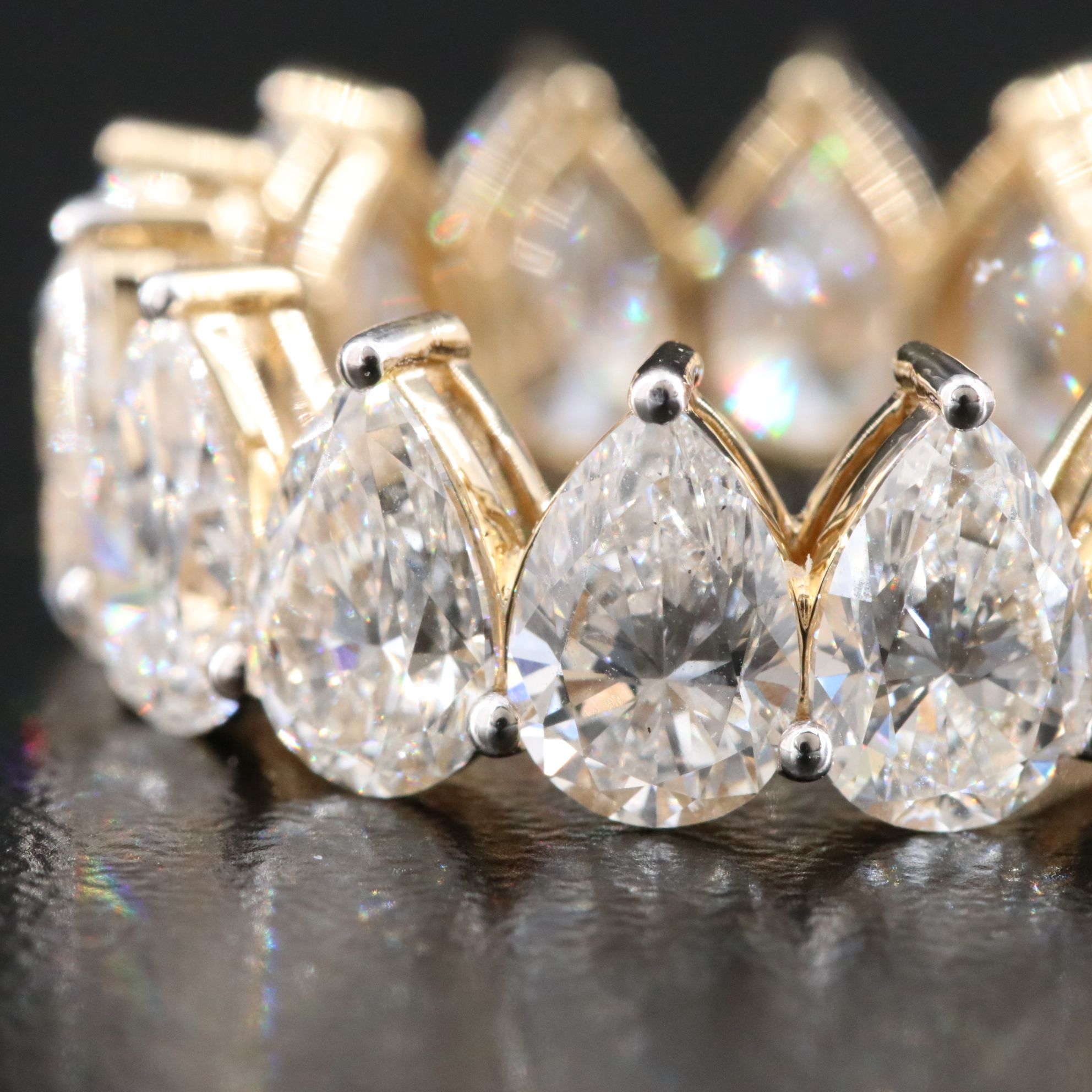 14K 8.99 CTW Lab Grown Diamond Eternity Band