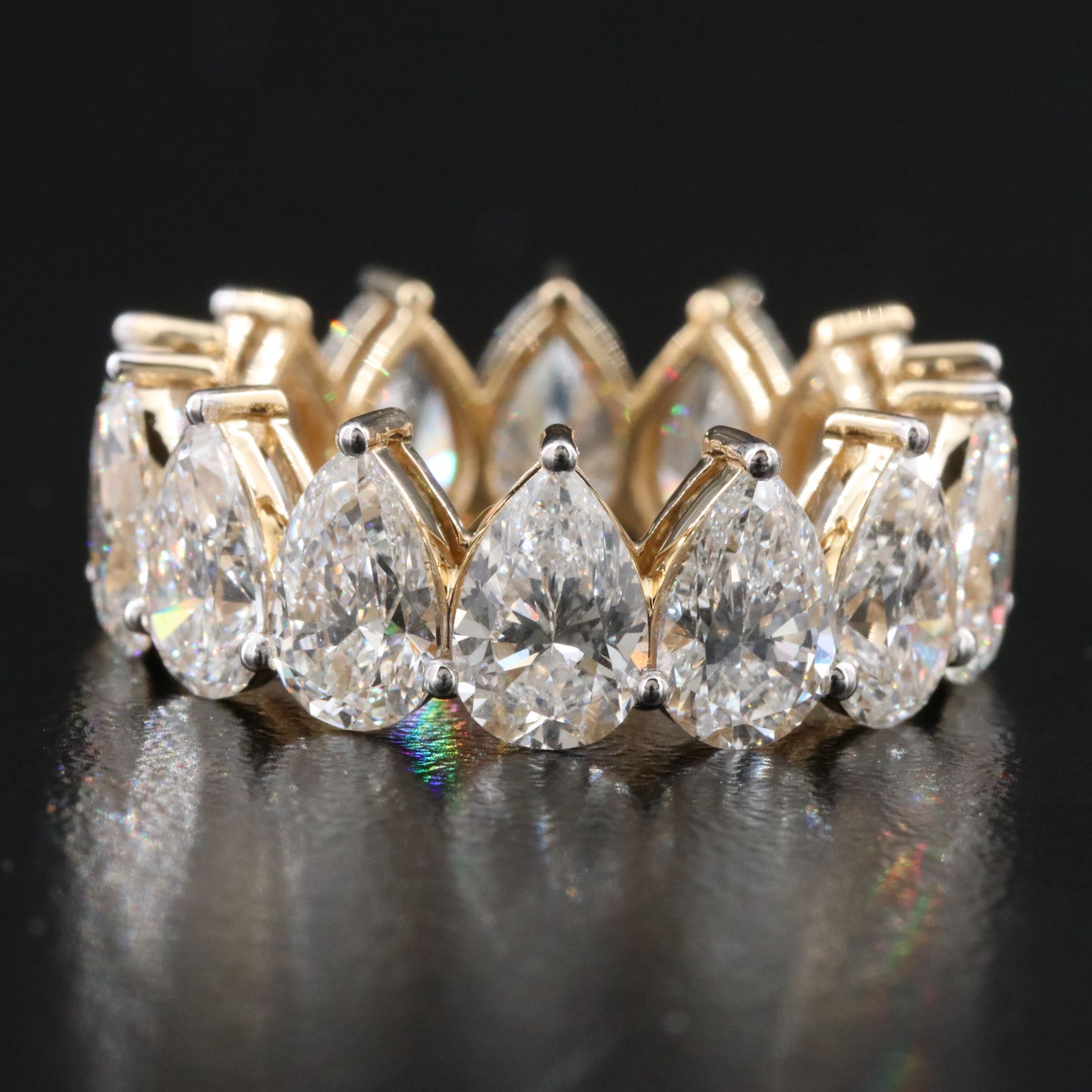 14K 8.99 CTW Lab Grown Diamond Eternity Band