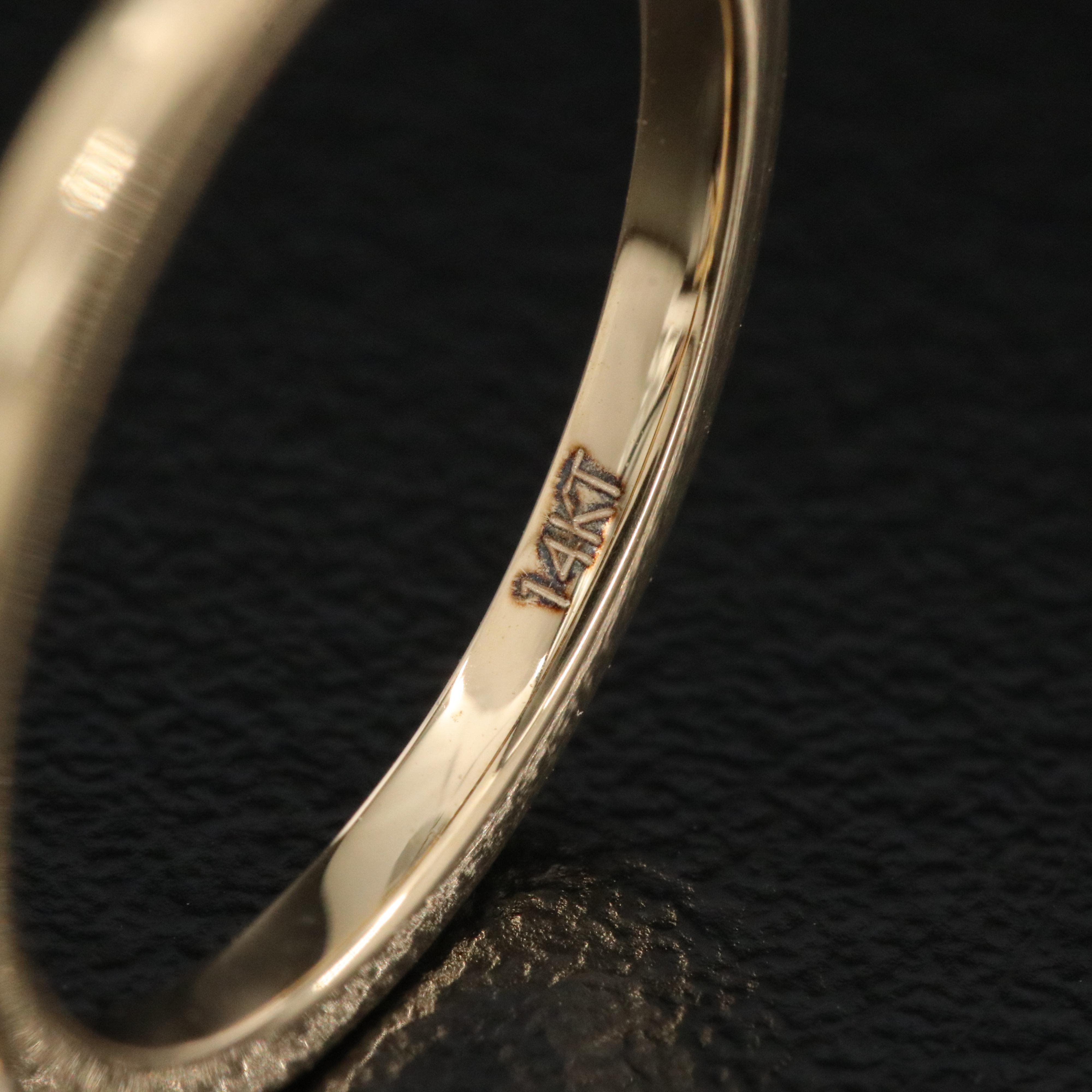 14K 1.31 CT Lab Grown Diamond Solitaire Ring with IGI Report