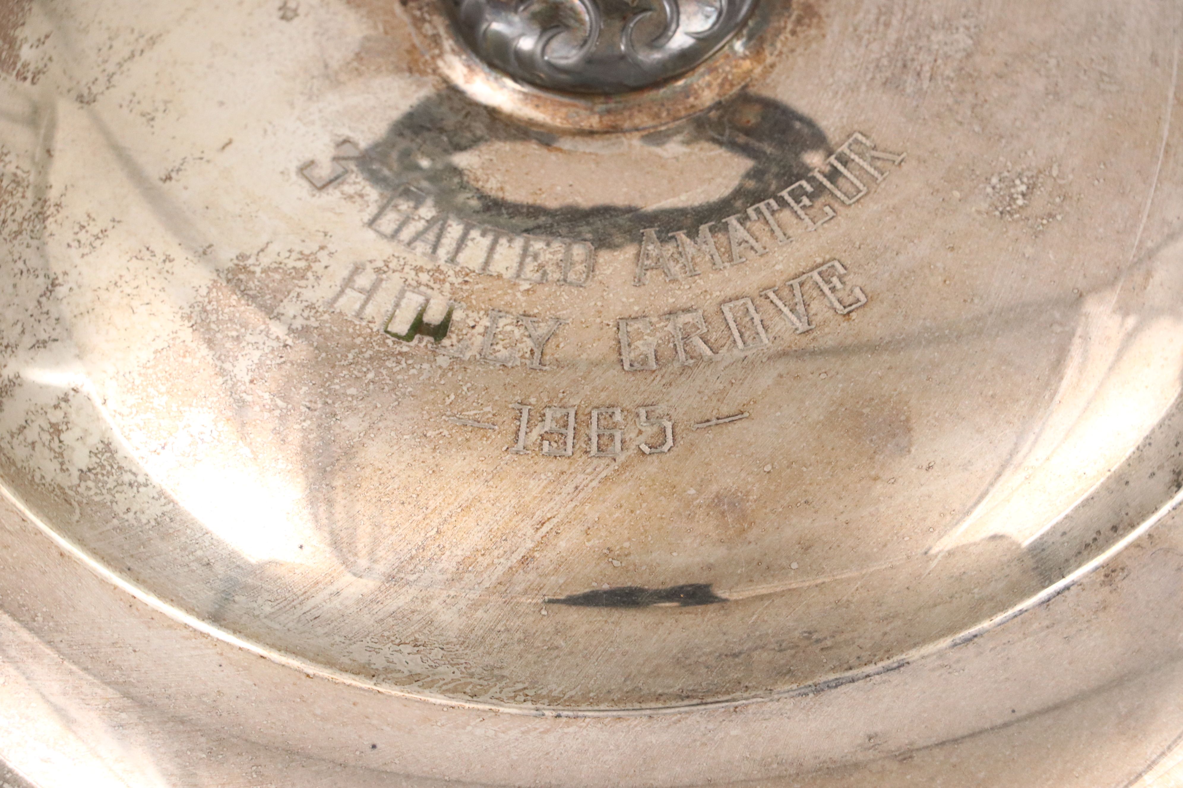 Victorian Style Chafing Dish with Other Silver Plate Serving Pieces